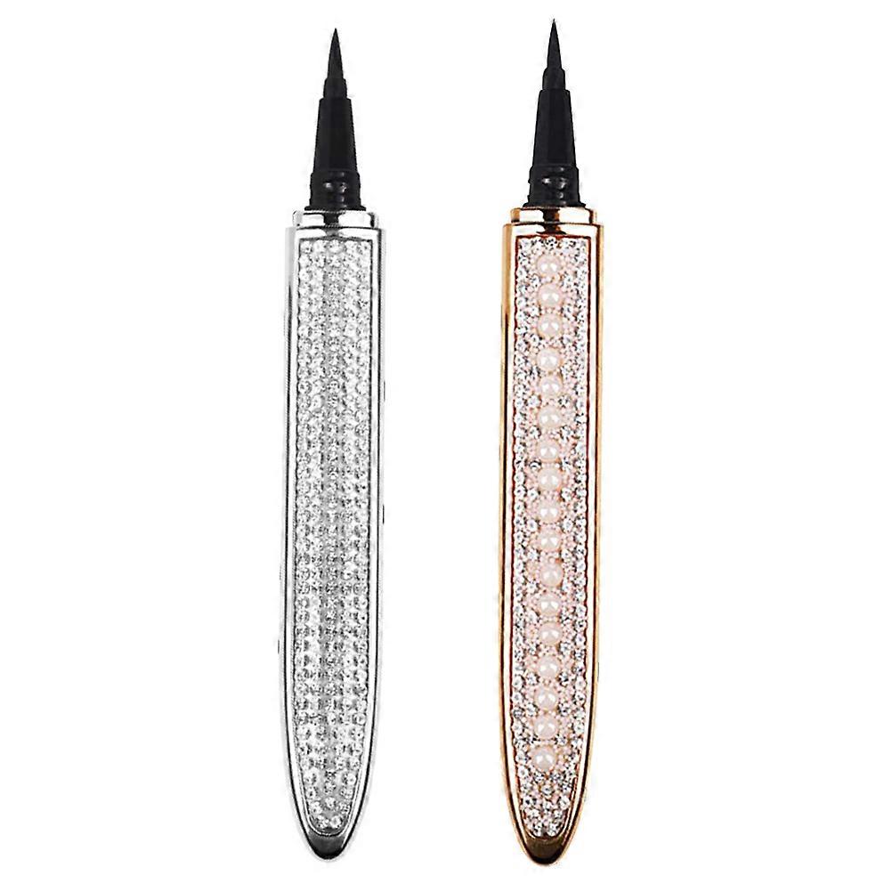 a refined and professional product description based on your input:
**2PCS Self Adhesive Eyeliner Pens – Easy Application & Smudge Proof