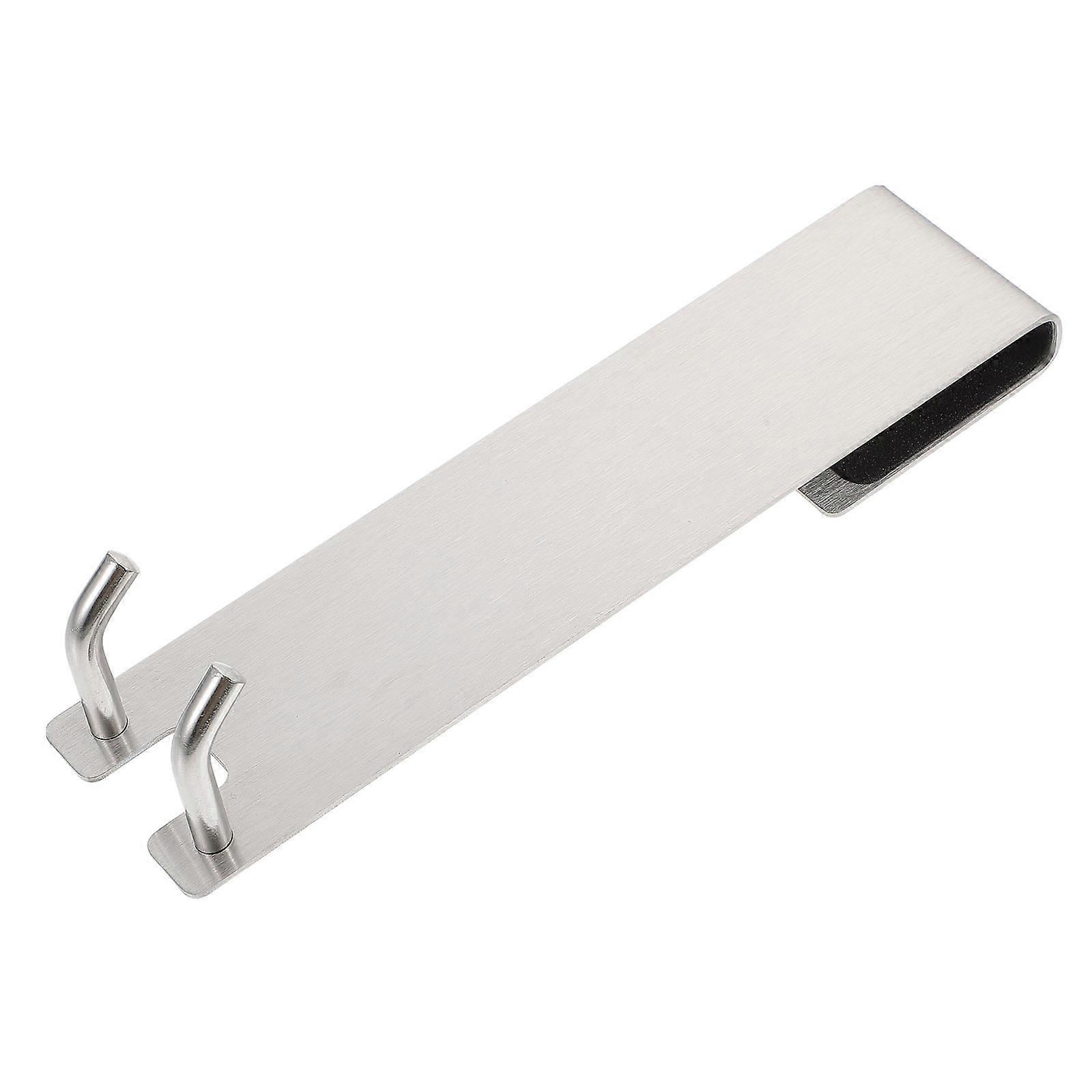 Bathroom Hanger Glass Door Hanger Space Saving Storage Solution 18X4 2Cm 1Set