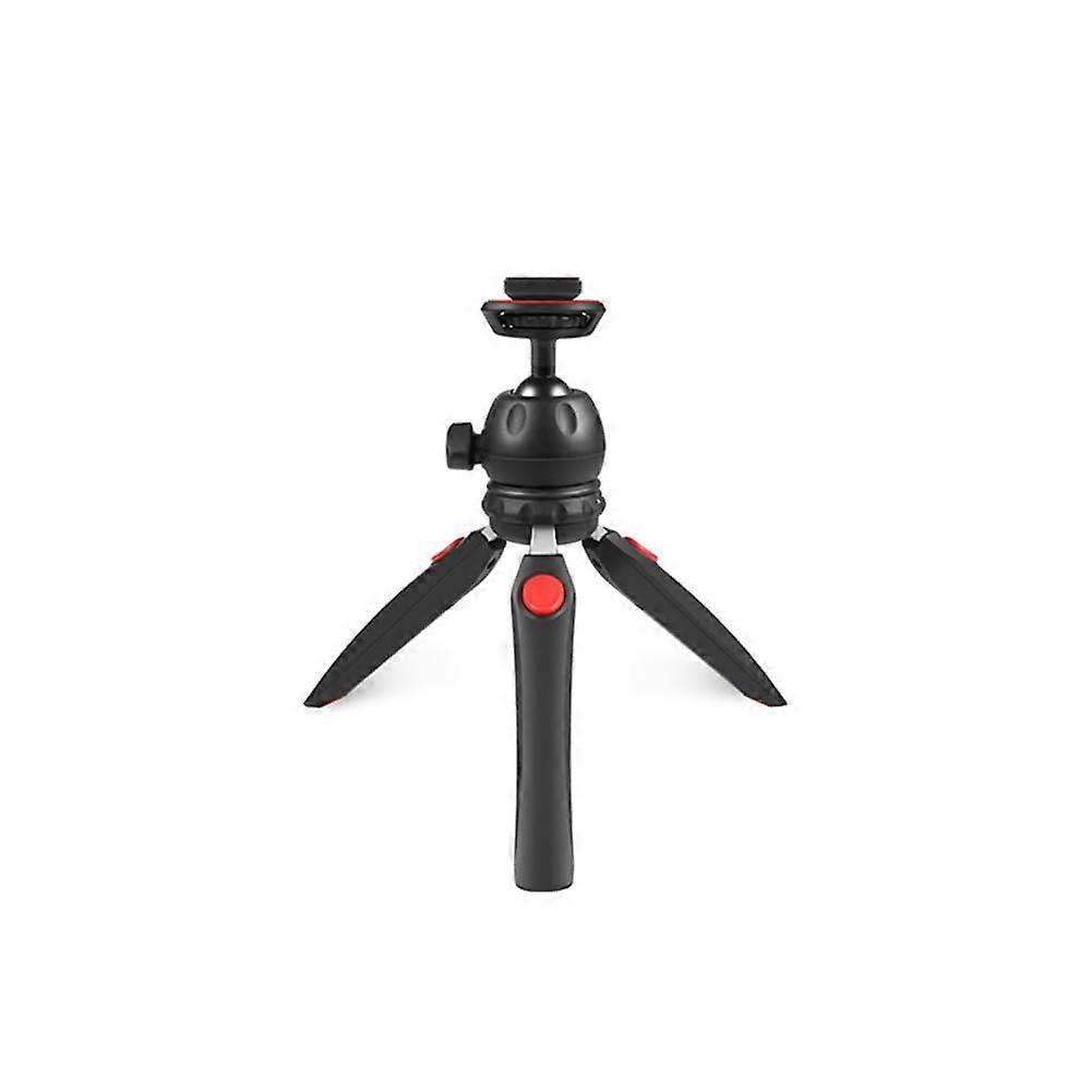 1 x VLOG Live Stabilizer Tripod Steady Shot AntiShake Mount with Phone Clip, Red