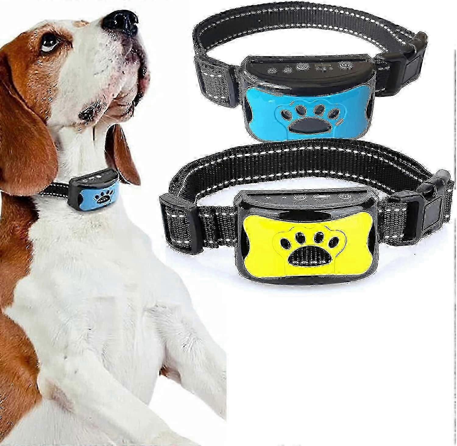 2 Pcs Anti Barking Device Usb Electric Ultrasonic Dogs Training Collar