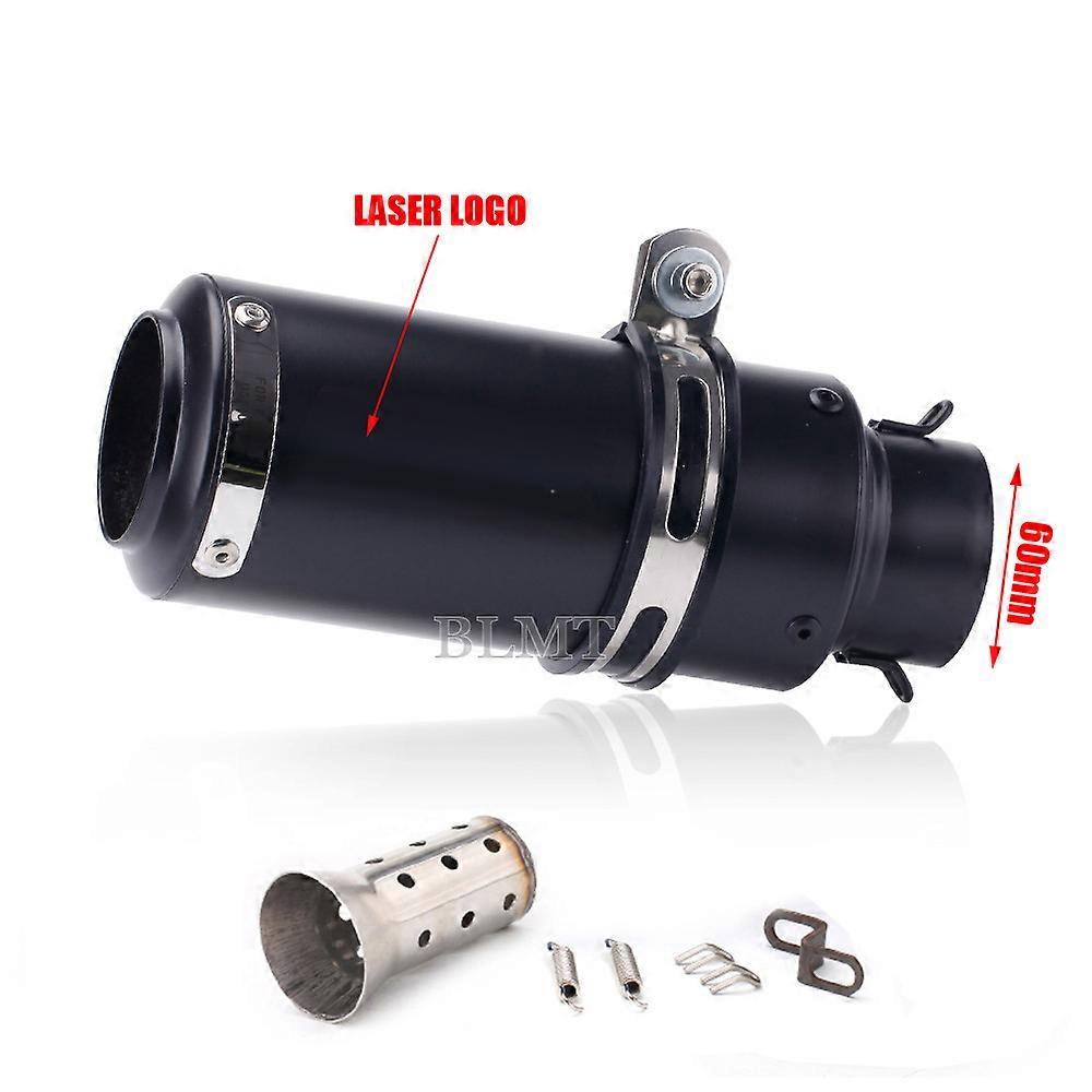 Universal 51/60mm Carbon Fiber Motorcycle Exhaust Muffler Escape Pipe with DB Killer for z900 R3 R25 MT07 MT09 R1 Z400 Z650