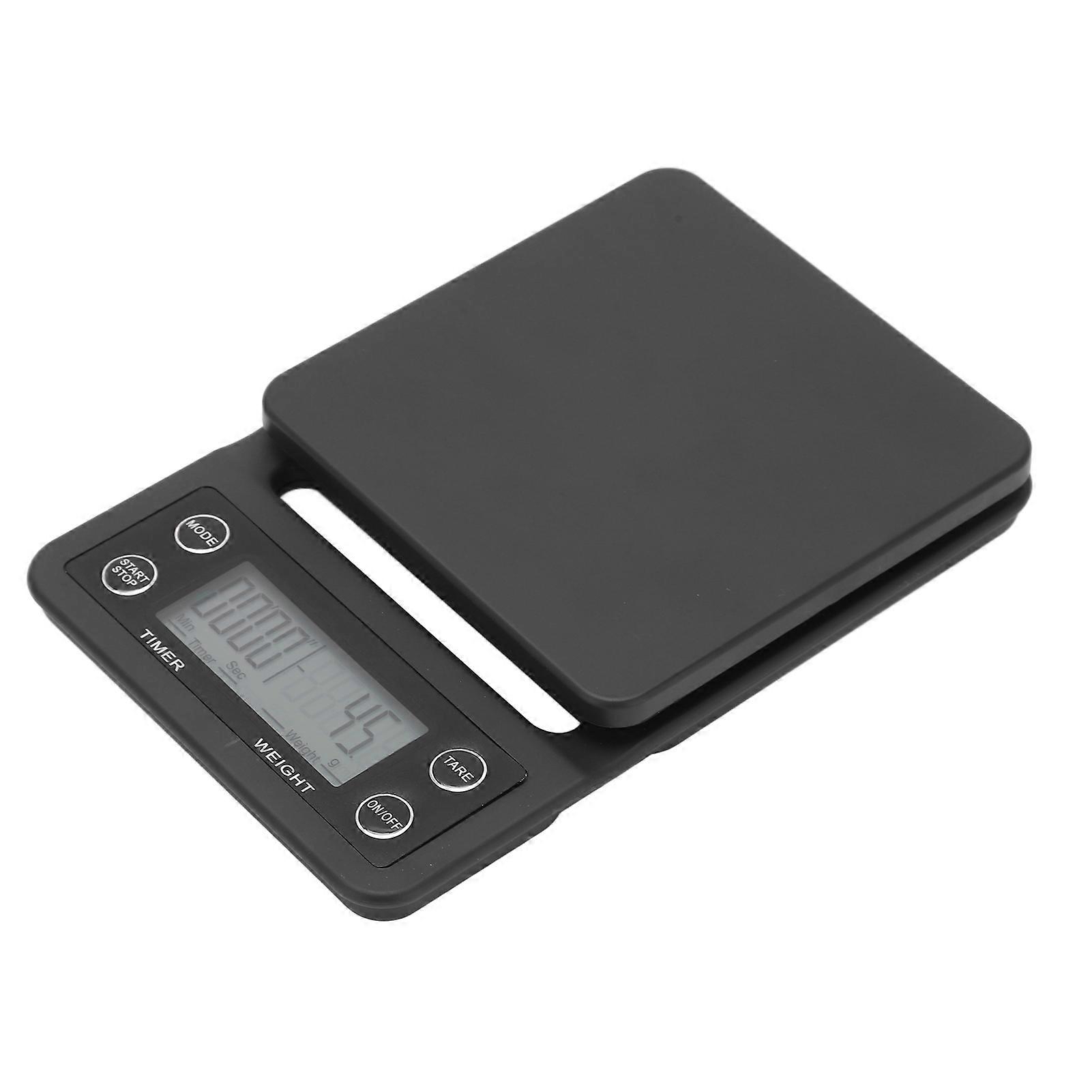 K07 3Kg/0.1g LED Electronic Kitchen Scale Multifunctional Waterproof Food Scale with Timer