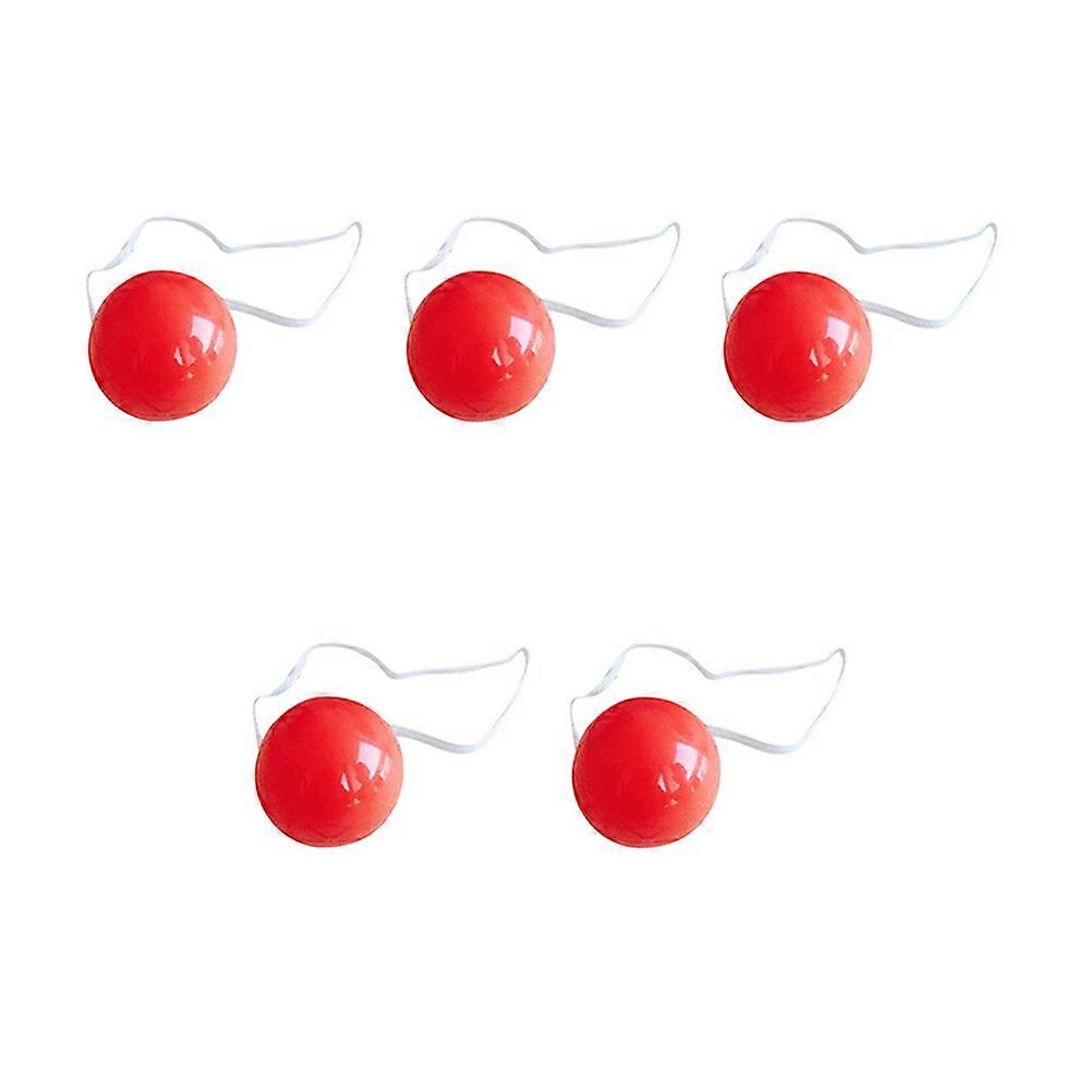 Clown Accessories For Women Red Plastic LED Glowing 5Pack