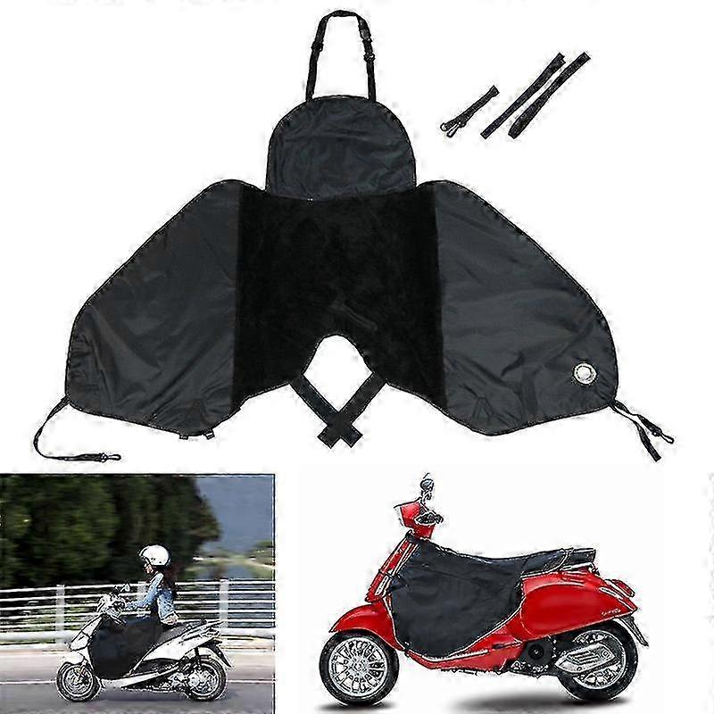 Universal Motorcycle & Scooter Leg Cover - Rain, Wind & Cold Protection Knee Blanket Warmer for Honda, Peugeot & More