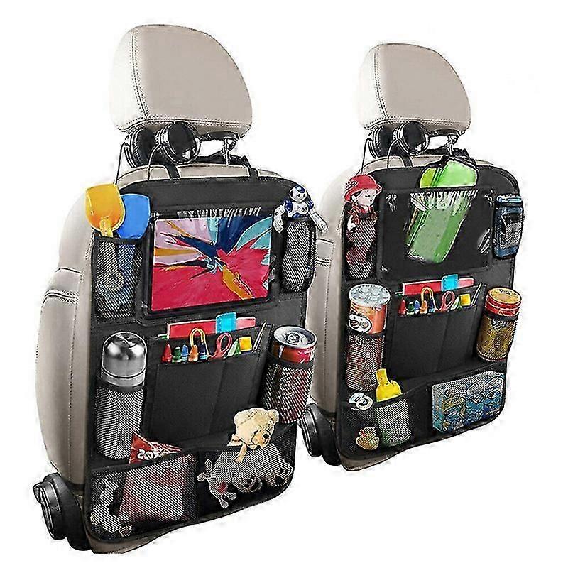 車の後部座席のキック防止収納バッグ車の収納バッグ2パック