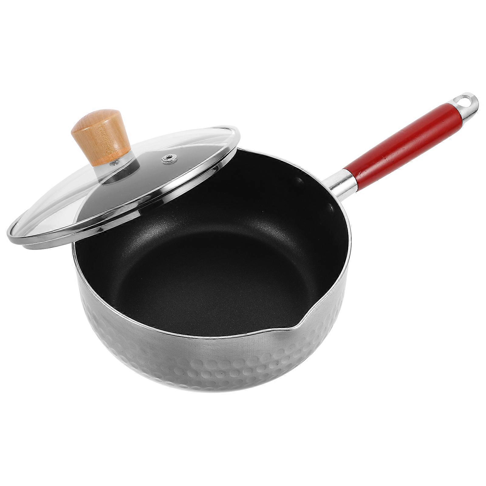 Non-Stick Cooking Pot Kitchenware Cooking Milk Ergonomic Design 1Set