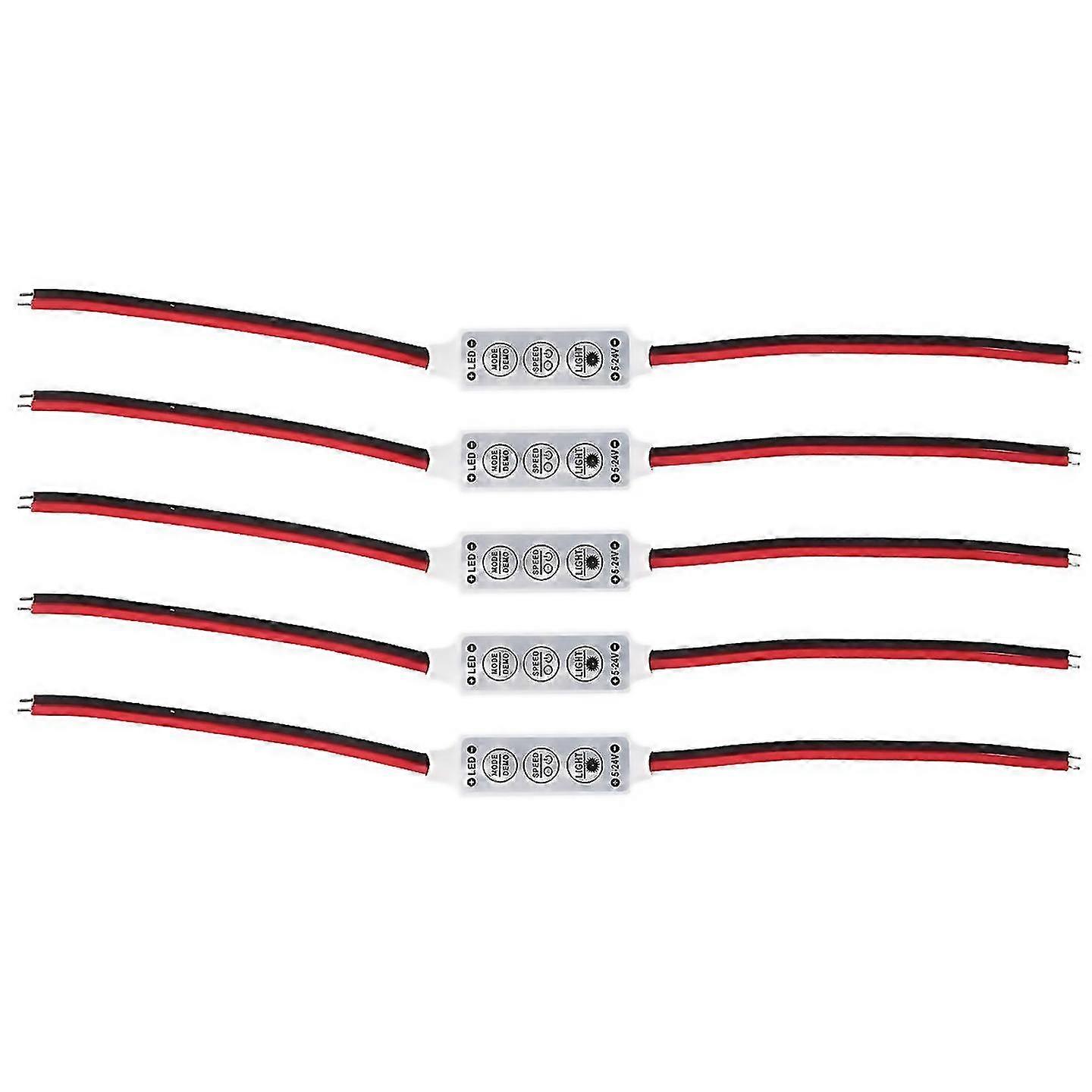 For 5 X 12v Wired Control Module With Strobe Flash For Led Strip/bulbs
