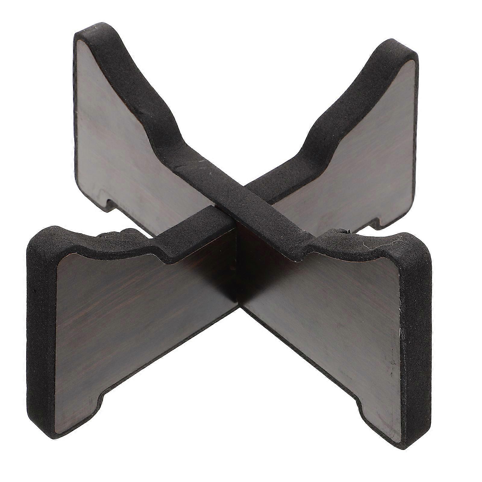 Portable Drum Stand Tongue Drum Handpan Drum Stand Wood Drum Holder Protection Display 7.27X7.27X3.34in 1Pack