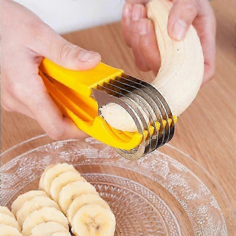 1pc Banana Slicer Cutter Macedonia di frutta verdura