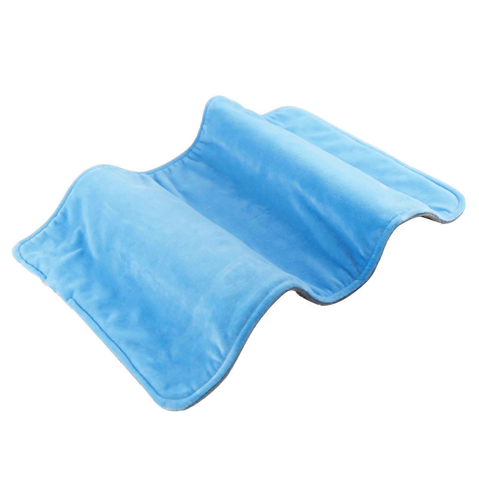 Electric Heating Pad Constant Temperature Washable IPX7 Waterproof USB 5V Lightweight Desk Heated Pad Sky Blue