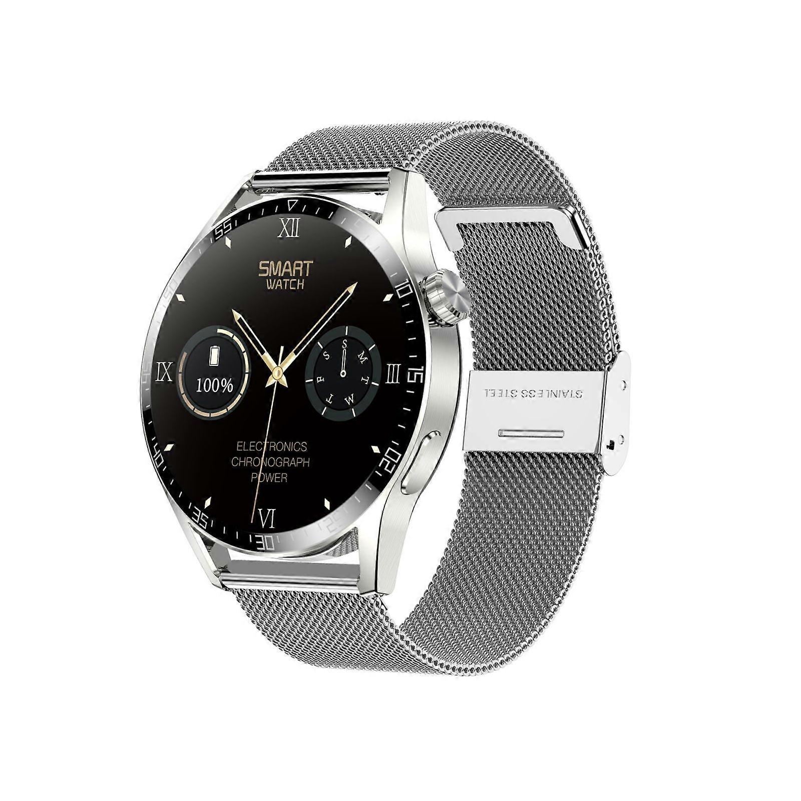 Smartwatch Silber-Silber Stahl