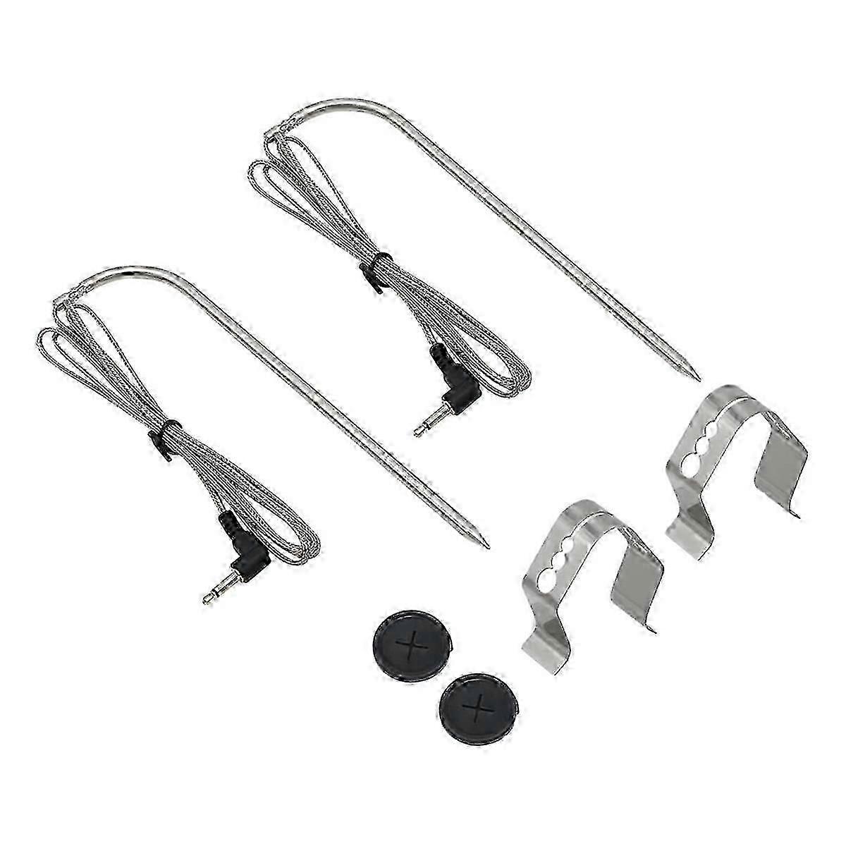 2025 Meat Probe for Pellet with Digital Control Meat Probe Capability,Temperature Probes with Probe Clips Grommet