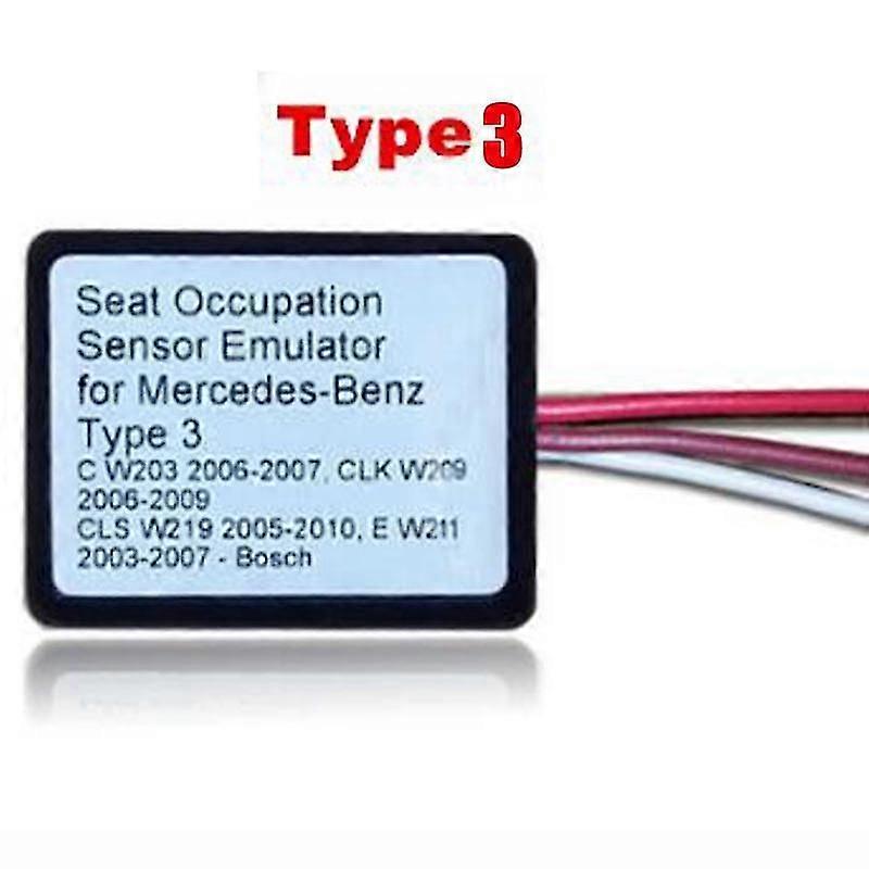 Mercedes Benz Tipo 3 Seat Sensore di Occupazione Srs Emulatore Benz C W203 Clk W209 Cls W219 E W211 2003-2009 Sedile Emulatore Airbag Reset Tool