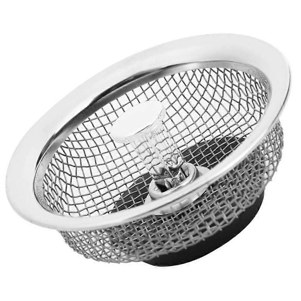 Sink Strainer Drain Stopper with High Density Mesh Filter for Efficient Food Particle Blockage, Durable Filter Basket Compatible with Standard Sinks