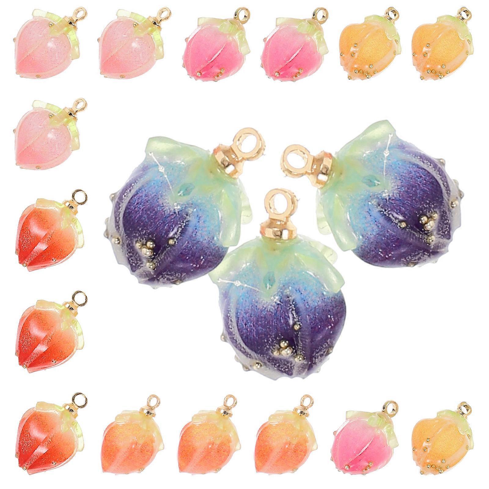18pcs Earring Charms & Necklace Pendants for DIY Jewelry Making – Easy to Use Crafting Accessories for Unique Bracelets and Decorative Ornaments