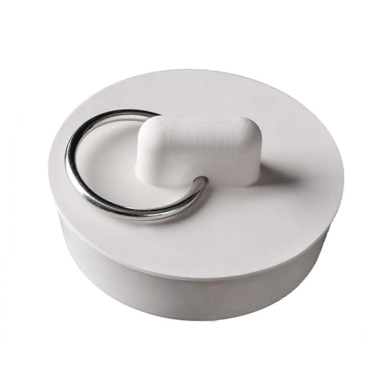 6 pieces sink drain plug universal basin stopper with hanging loop for bathroom and bathtub various