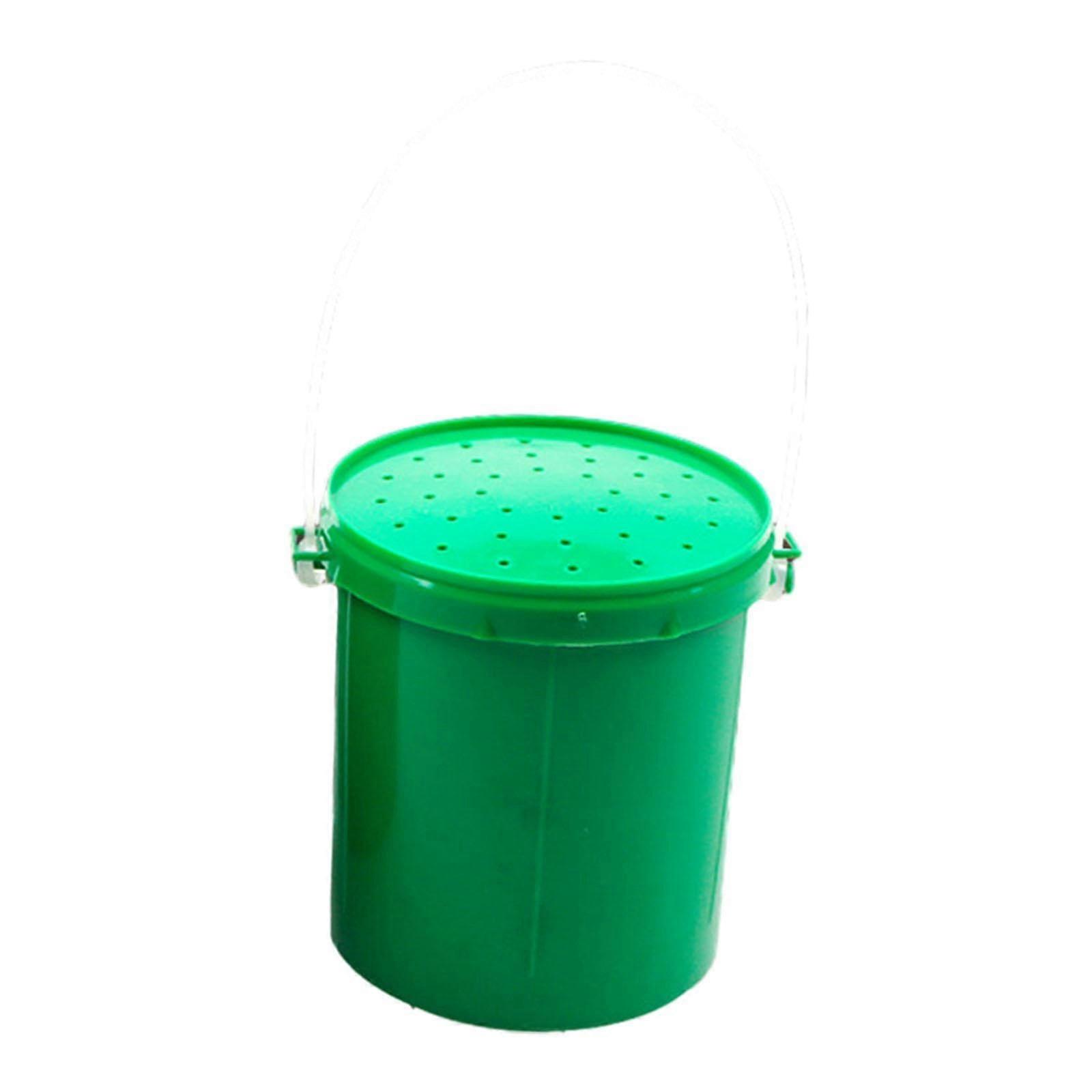 Fishing tool bucket, bait storage with lid for outdoor