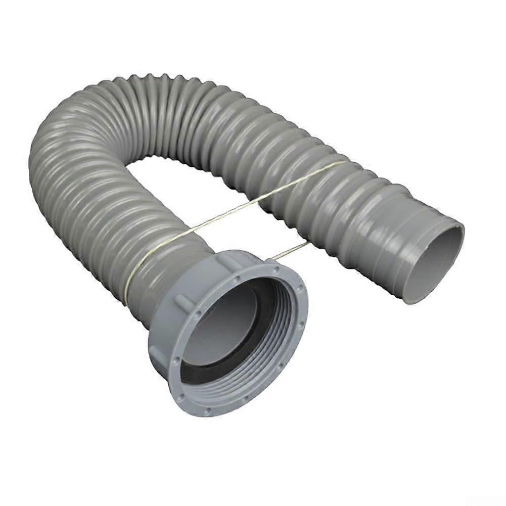 Drain hose for kitchen sink, 58 mm, strainer tube with preassembled connection for convenient use (120 cm)