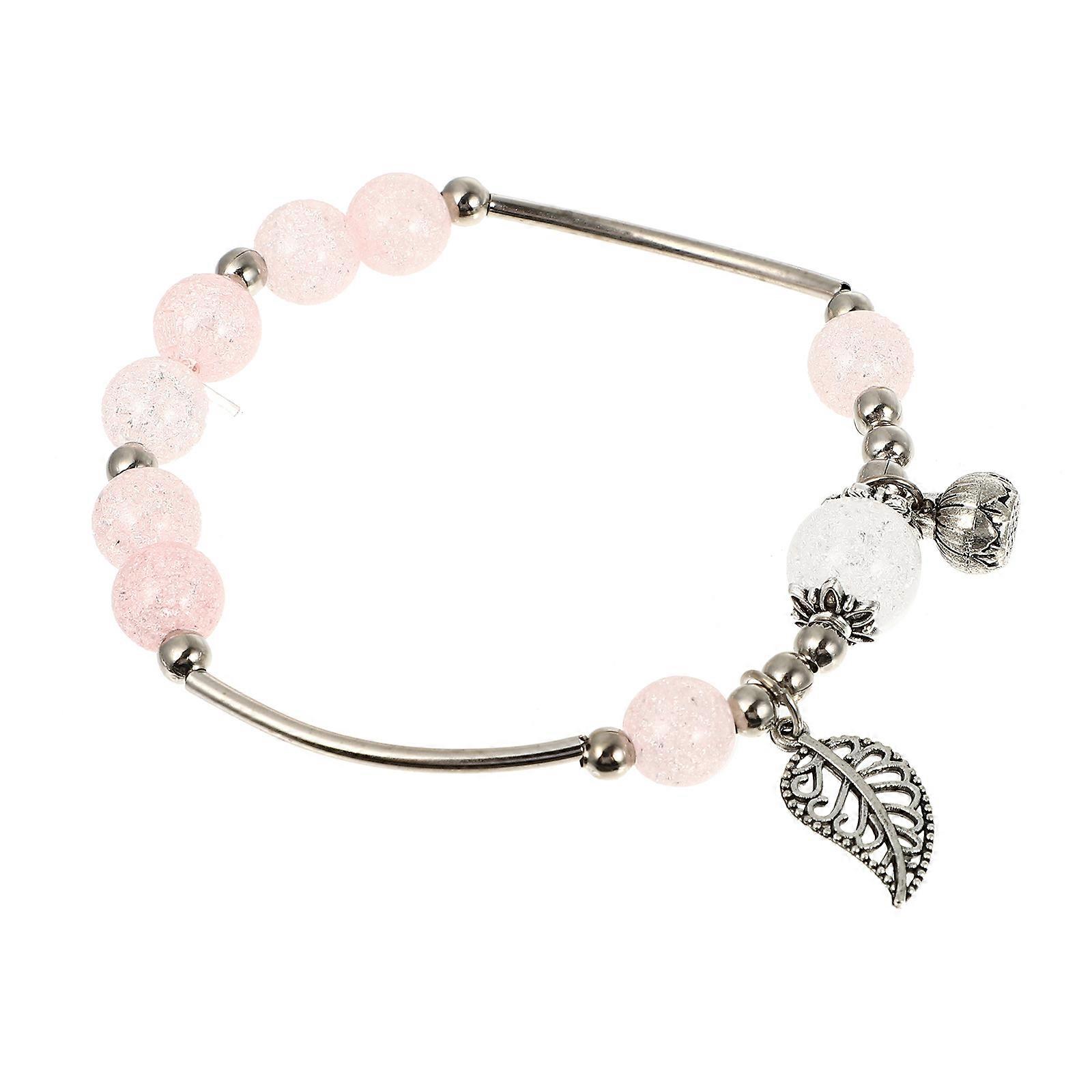Cute Charm Bracelets Macarons Candy Color Bead Elegant Design Casual Outfit Metal 6.50X0.80X0.80CM