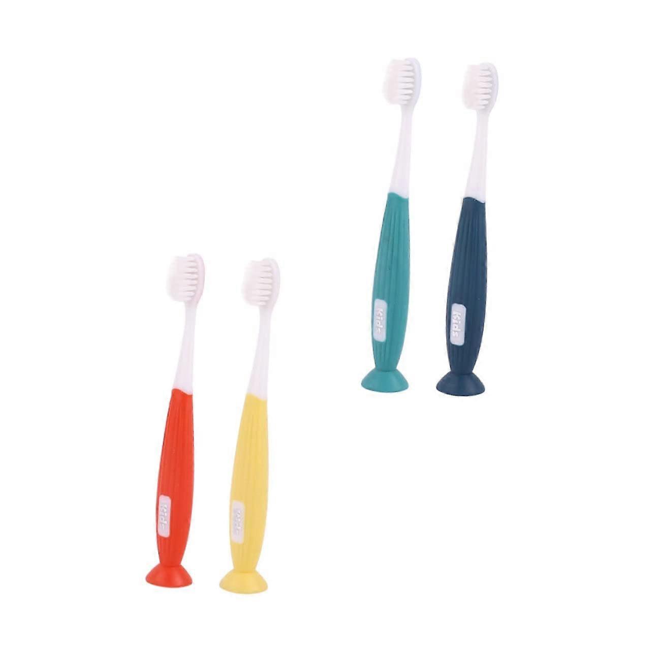 Manual Children's Toothbrush for Ages 3-12 with Soft Gentle Bristles and Ergonomic Handle, Ideal for Baby Oral Care, 1 Pack