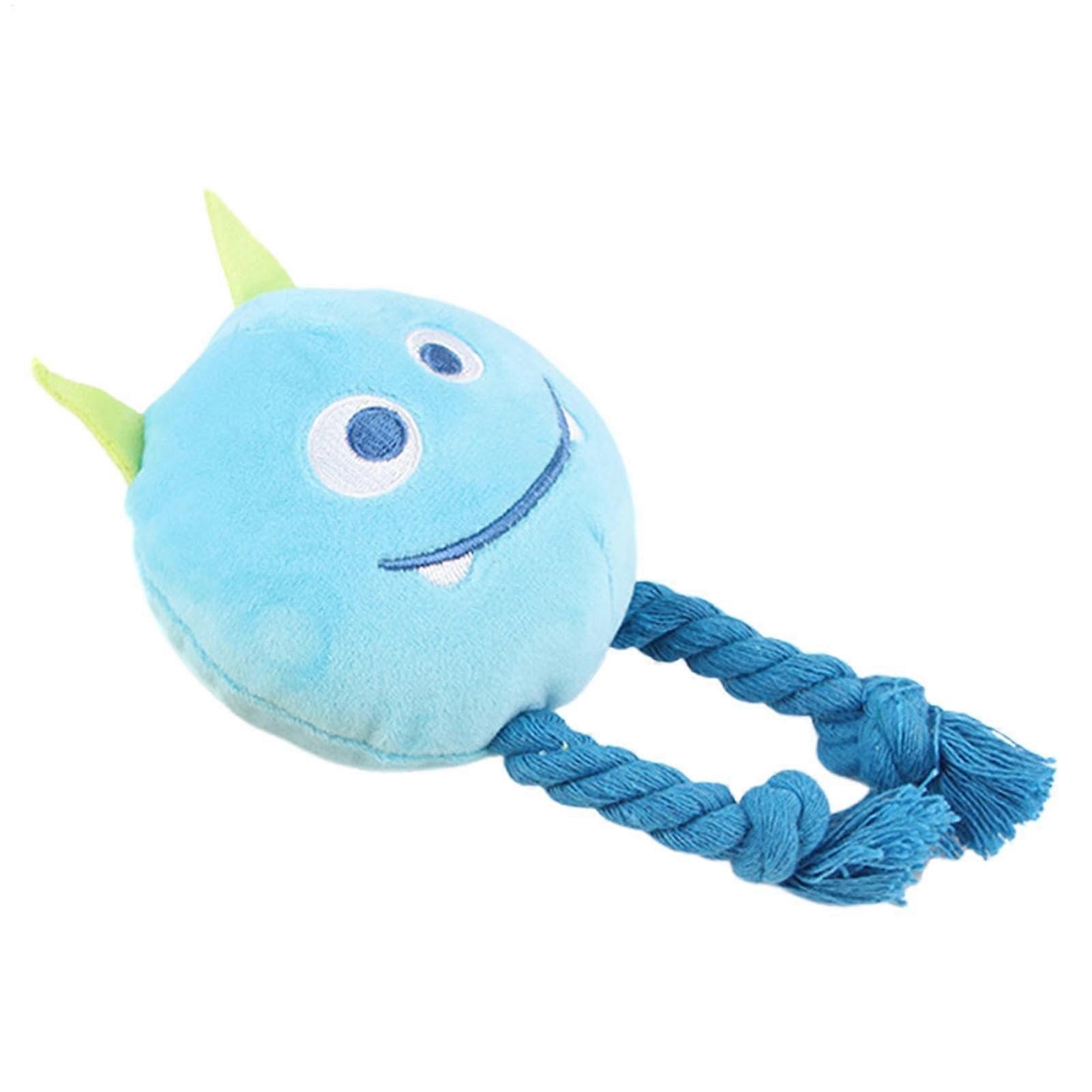 Squeaky toy for dogs, cartoon design, strong knot, chewable, teething ring, soft, for puppies