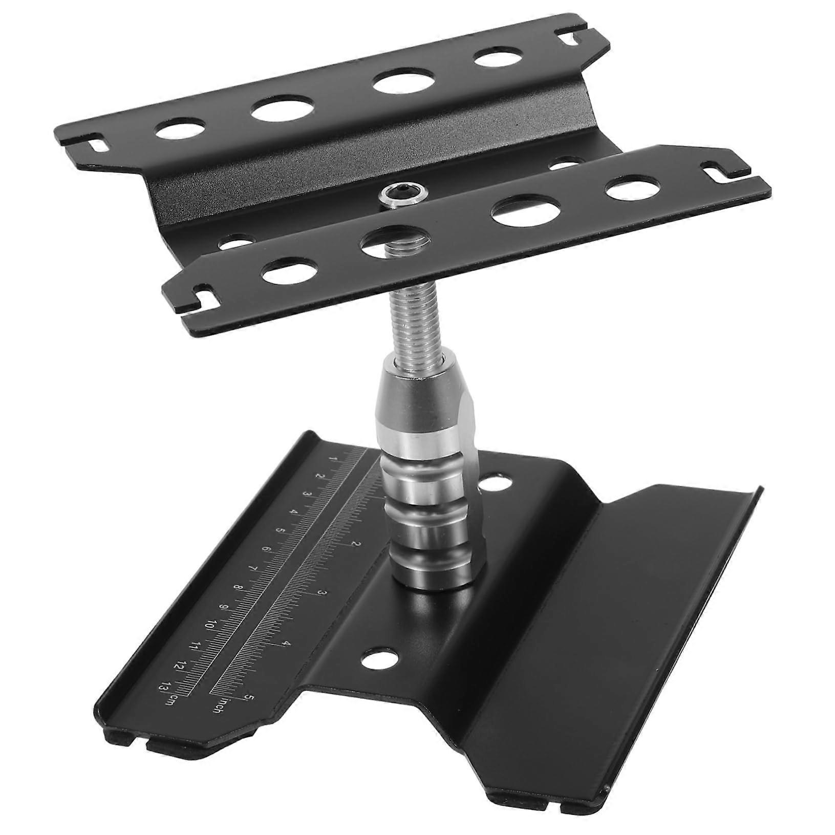 RC Car Repair Station Aluminium Workshop for 1/10 1/8 Crawler Models with Stable Rotating Platform for Easy Maintenance