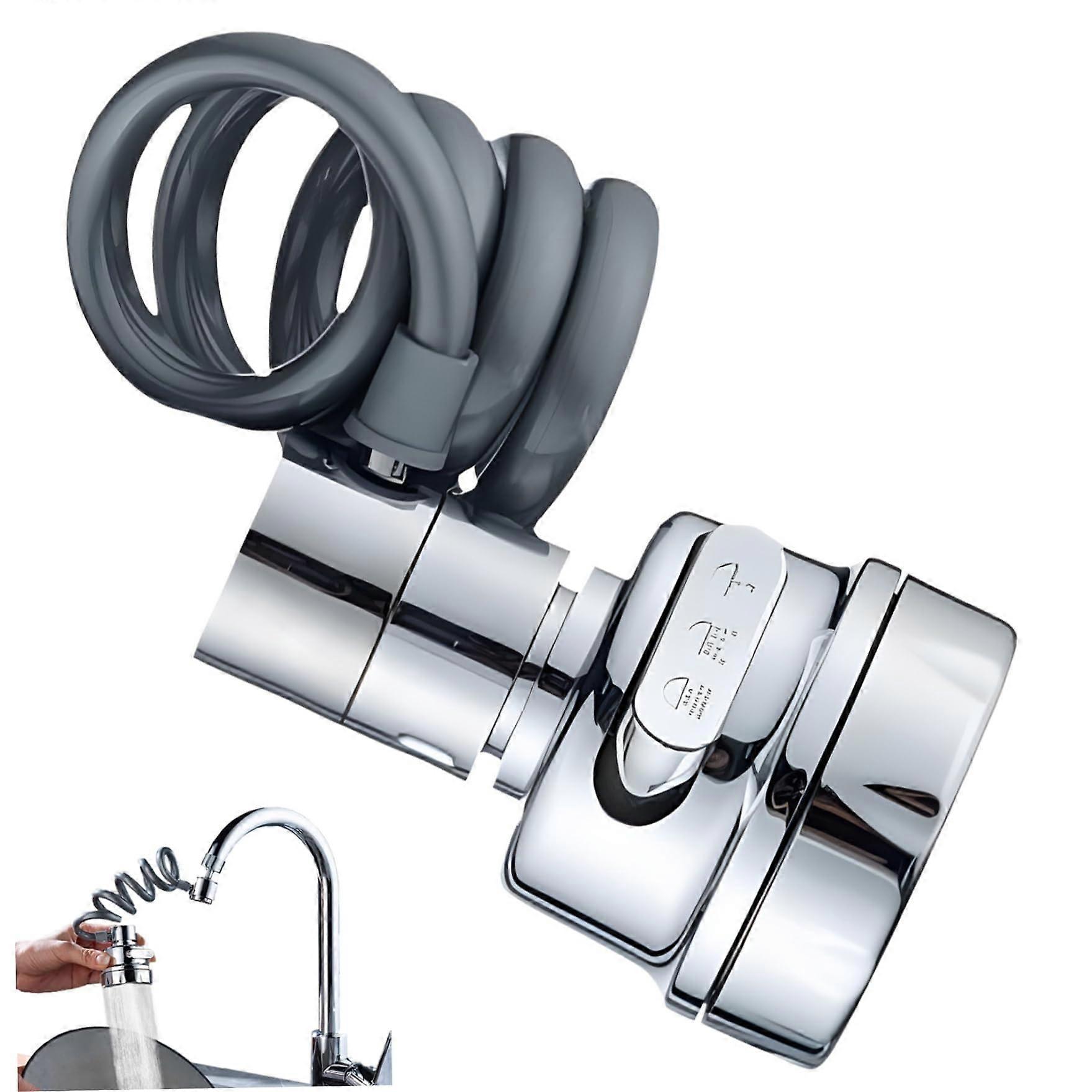 Faucet aerator, 2pcs faucet extension for sink, rustresistant with 3 modes, easy installation