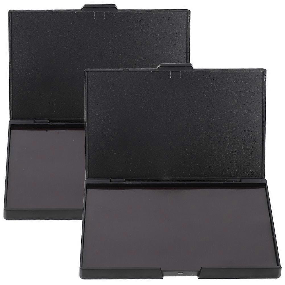 Eye Shadow Diy Tray Eyeshadow Pallet ABS Material Compact Size Lightweight For On-The-Go Use Cosmetics 15.00X10.00X1.00cm 2Pcs