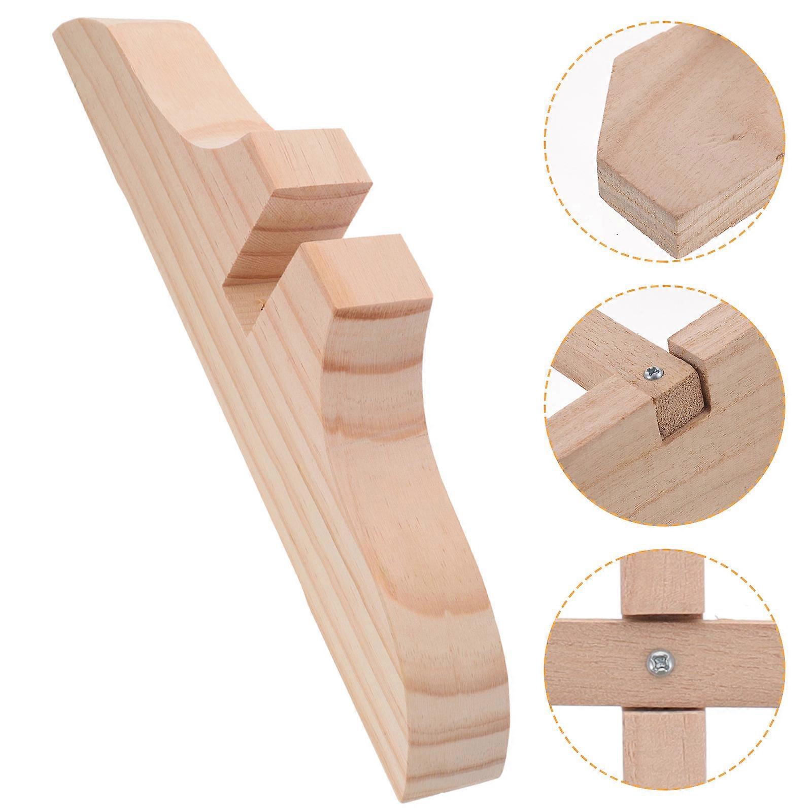 Folding Room Divider Stand Household Divider Base Wooden Screen Feet Divider Stand Divider Partition Support Brackets