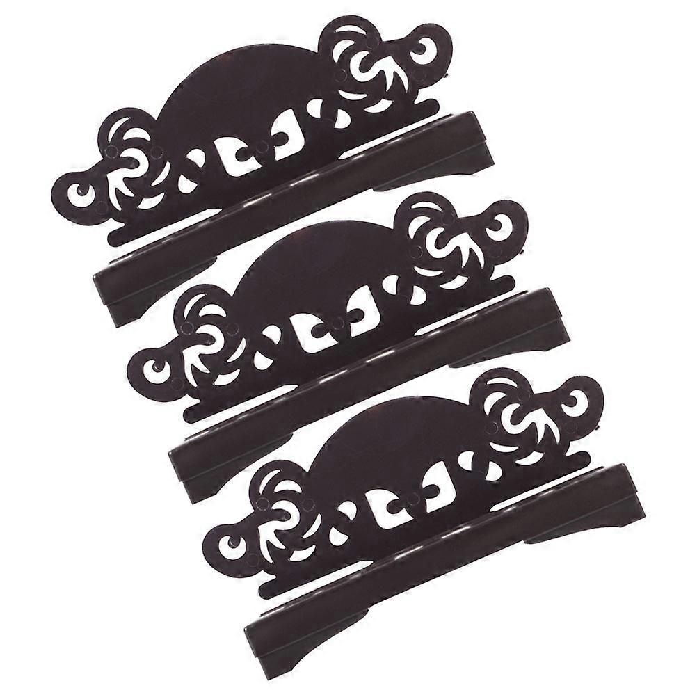 3Pcs Folding Stand Chinese Style Foldable Fan Rack Base