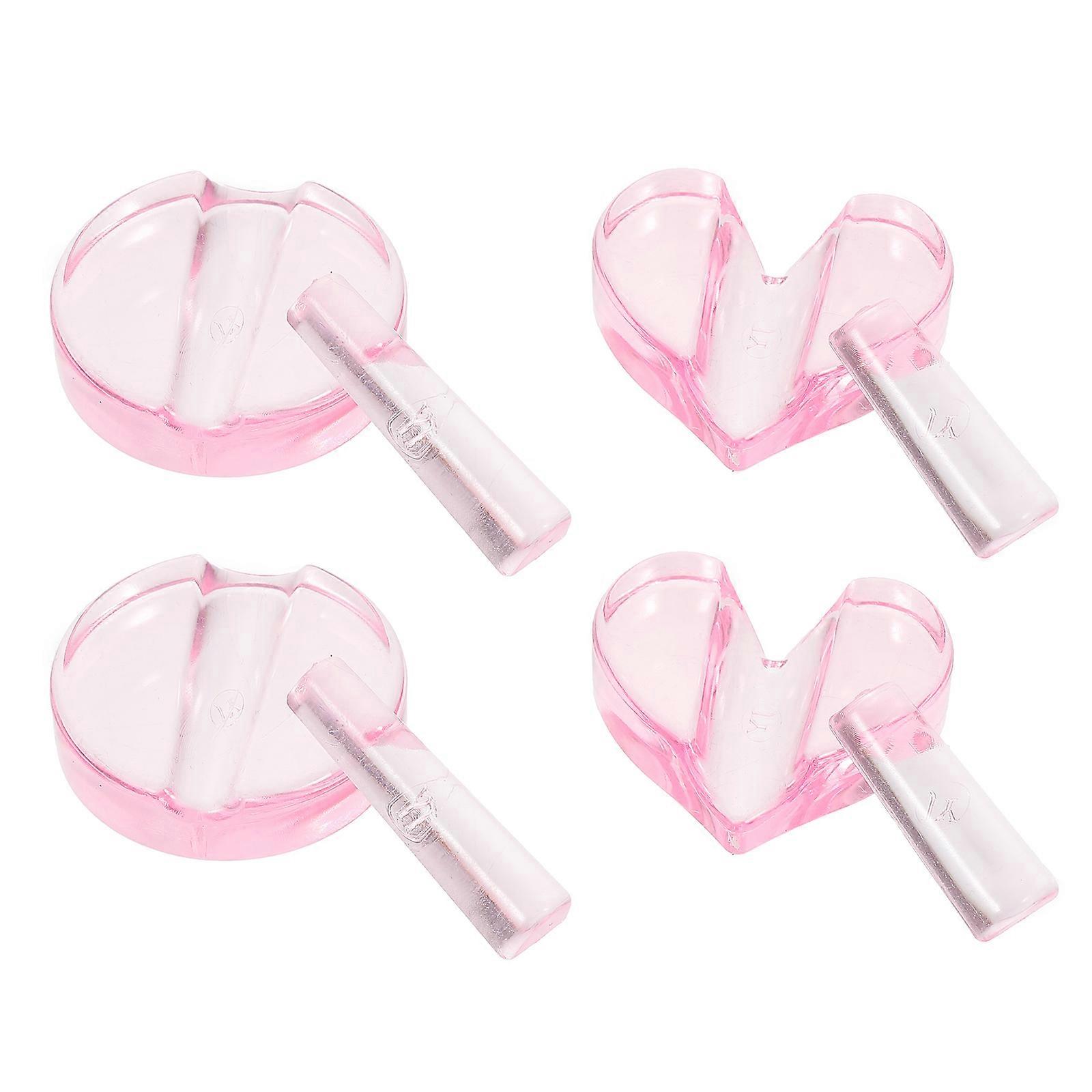 Manicure Templates Mold Metal Frame Bending Mold for 2Sets Use