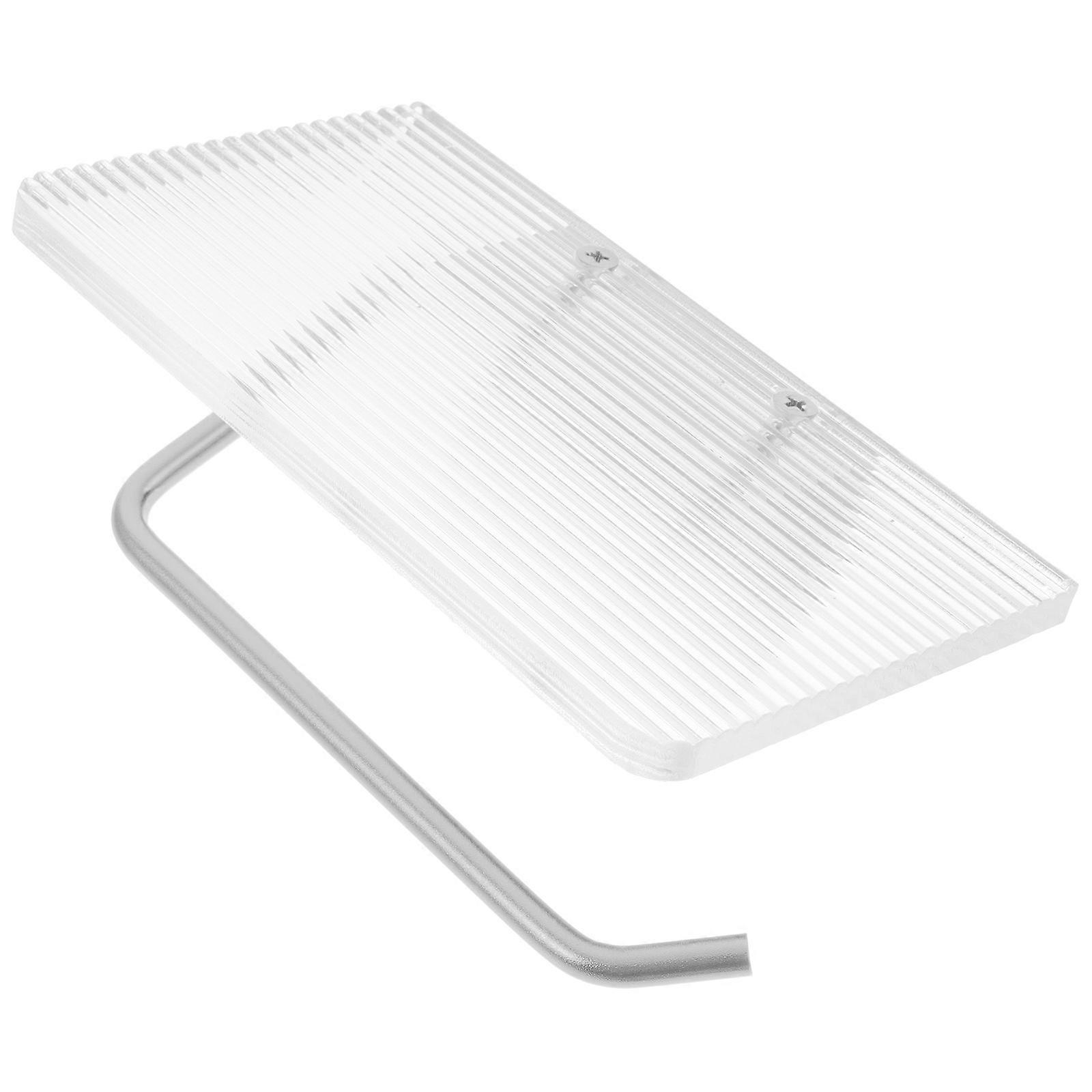 Toilet Roll Holder with Shelf 1 Set Bathroom Tissue Rack