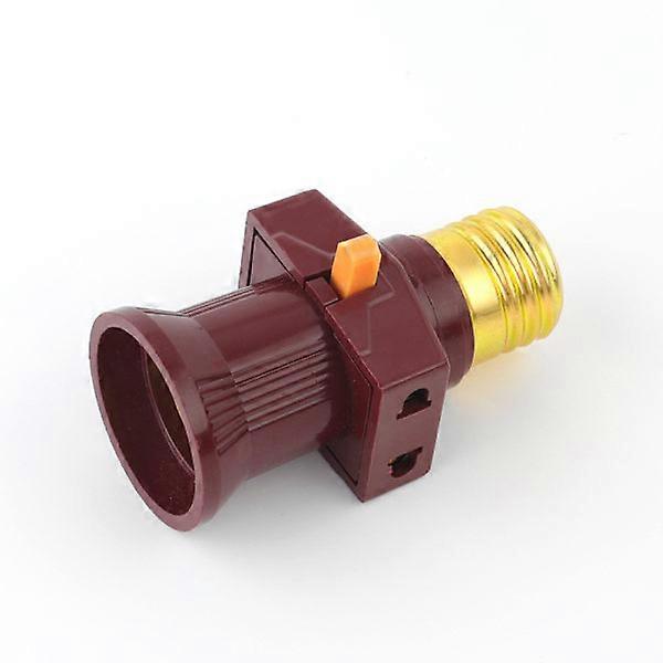 Set of 3 E27 screw socket outlets with 6A switch