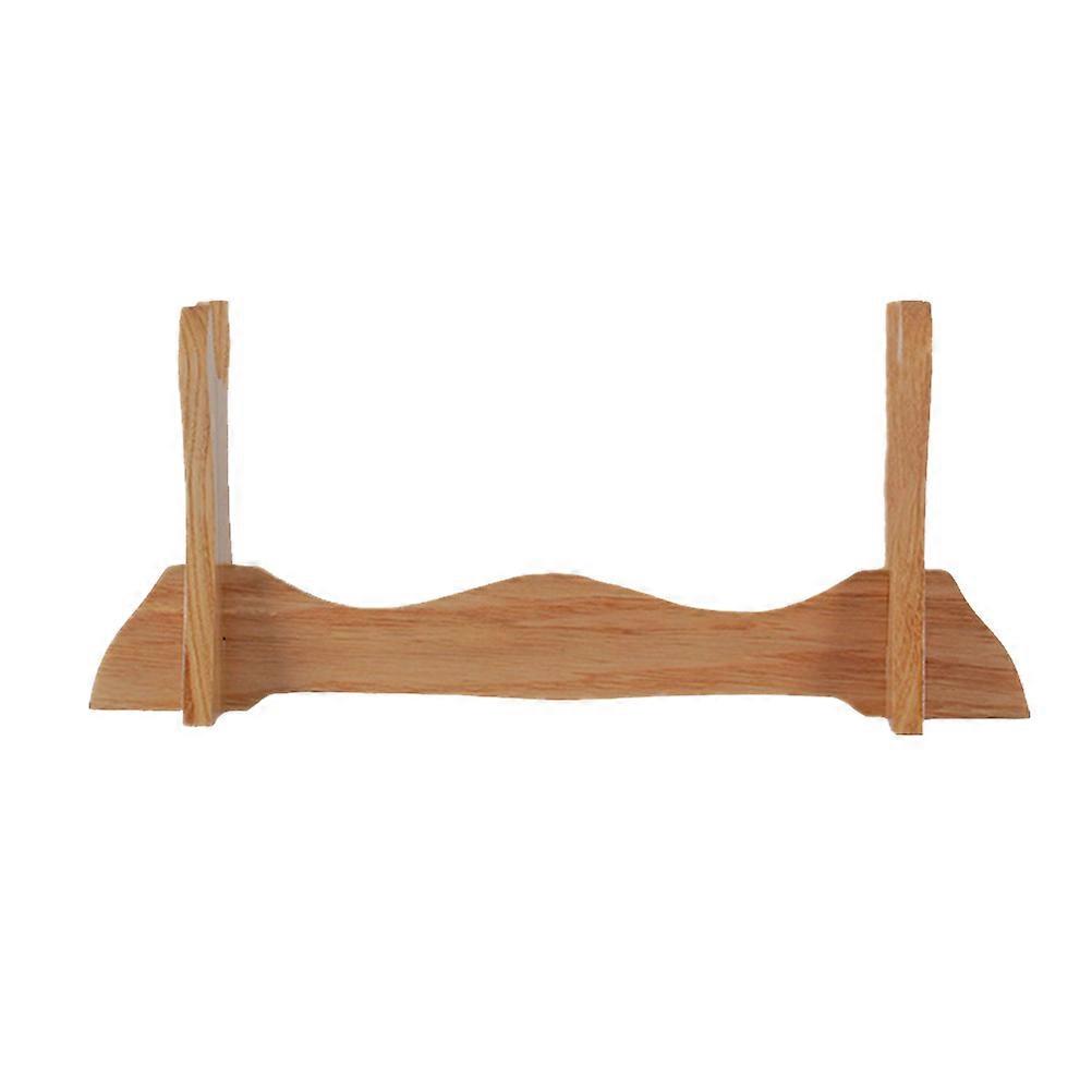 Sword Holder Display Stand Detachable Collection Storage Rack For Craft Show Displays Light Brown 1Pack