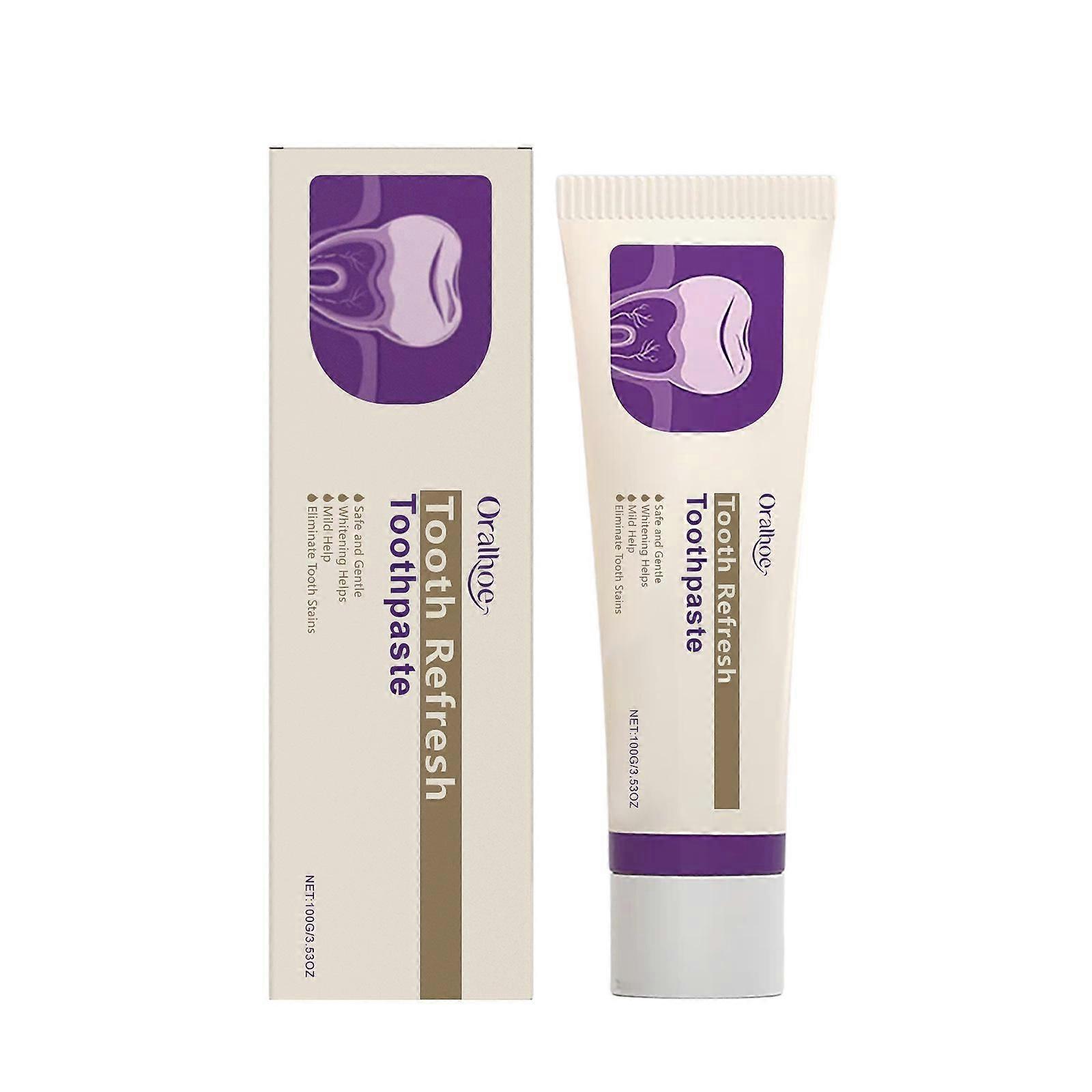 1-3X Nature Tooth Refresh Toothpaste, Hydroxyapatite Toothpaste for Sensitive Teeth