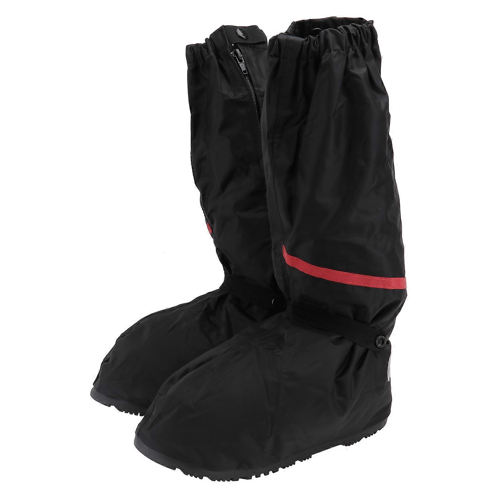 Wear-resistant Overshoes Cover For Adults Protected From Snow And Wet Environments In Black Color 1 Pair