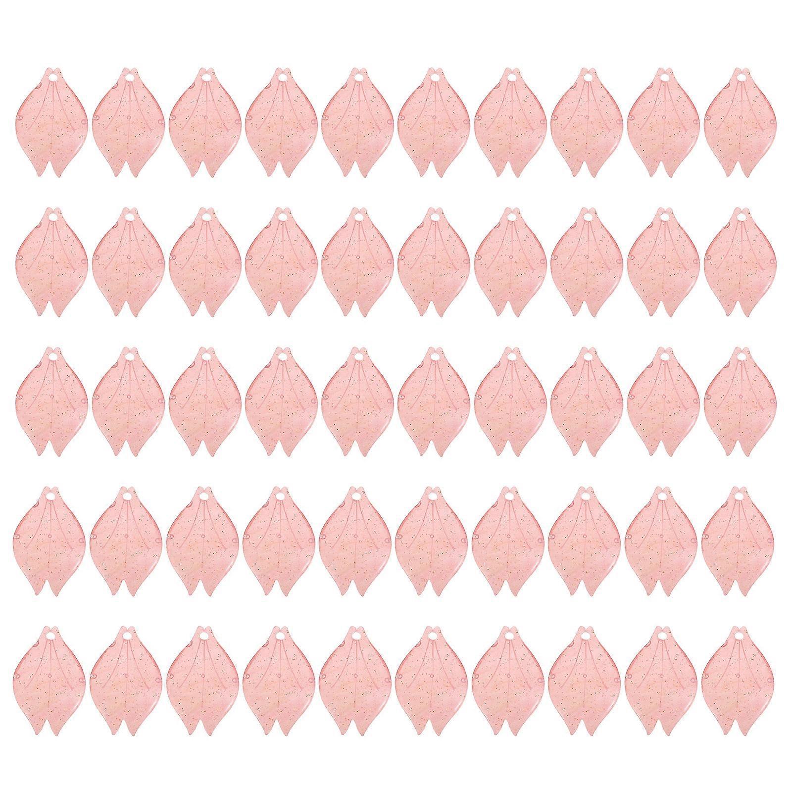 50Pcs Flower Petals Suitable For Creating Unique Hair Accessories Targeting DIY Enthusiasts And Women For Daily Use