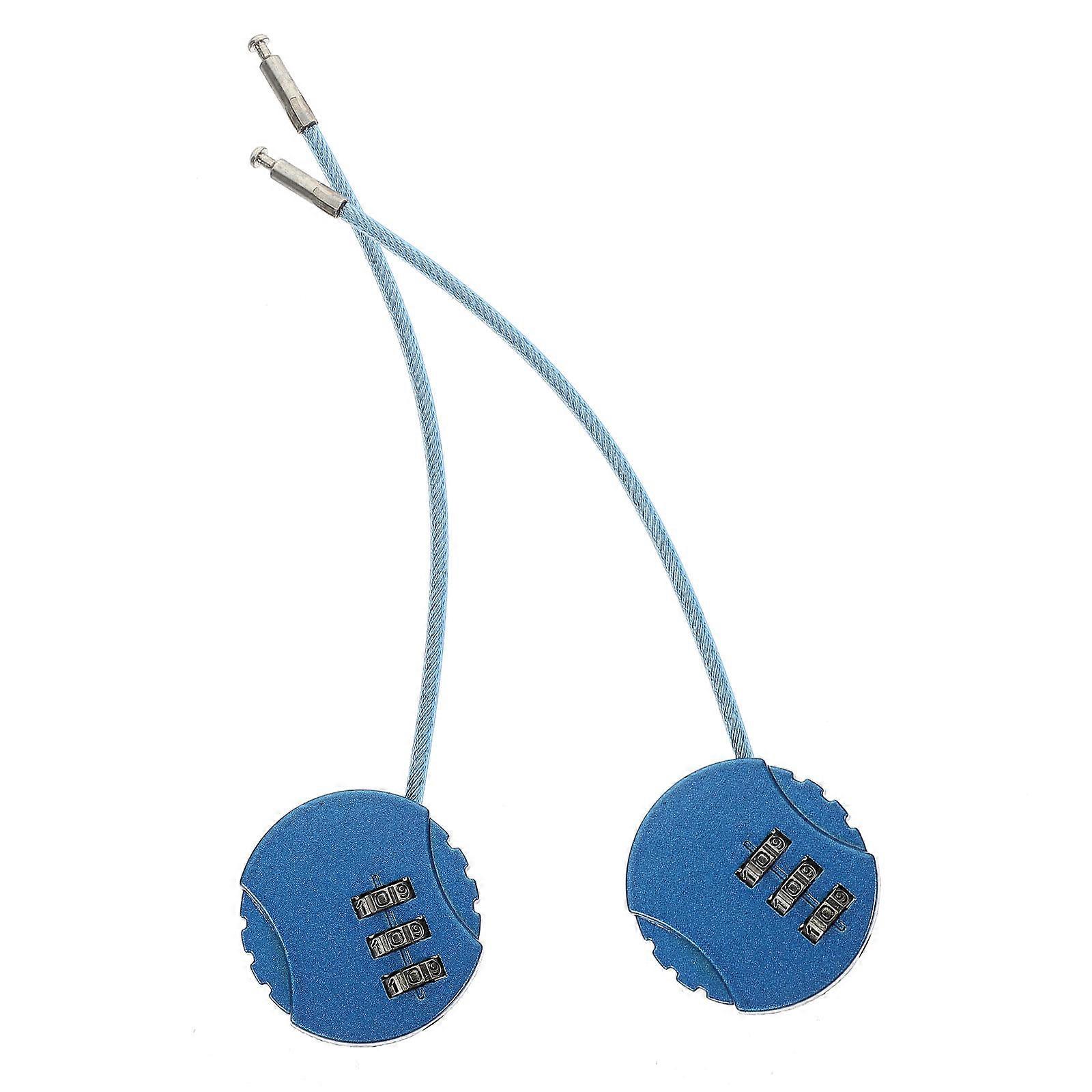 2pcs Combination Padlocks Small Travel Password Locks for Backpack Suitcase Luggage Bag Theft Security Resettable Code Compact Durable Design