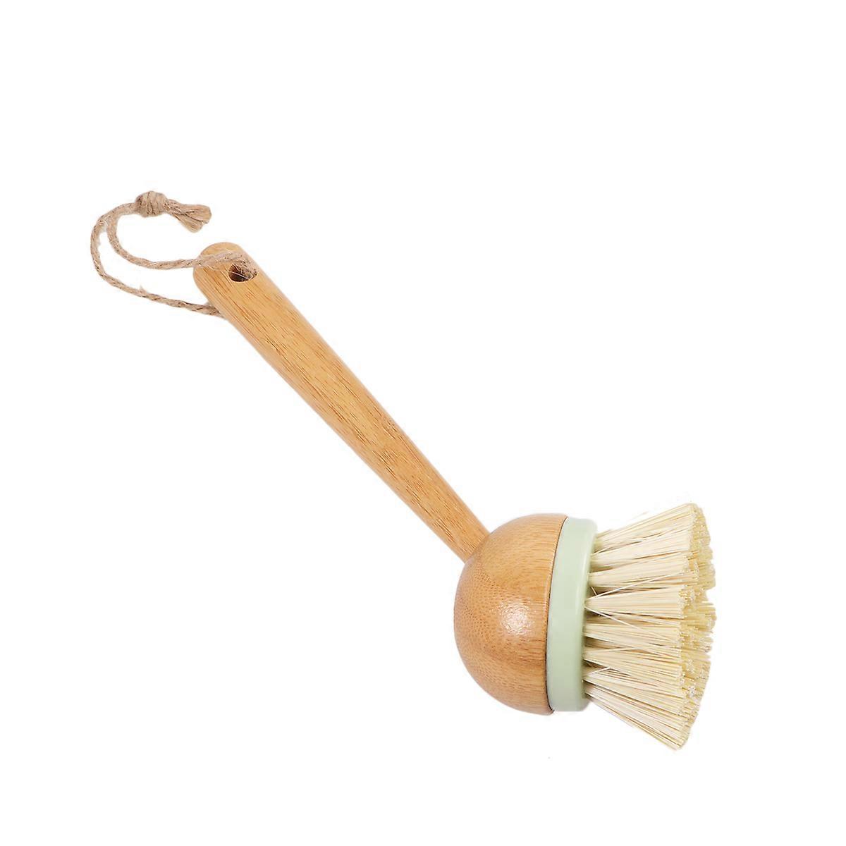 Wooden Cleaning Brush for Plates with Strong Dirt Removing Power Healthy Fashion Multi Function Design Kitchen Tool