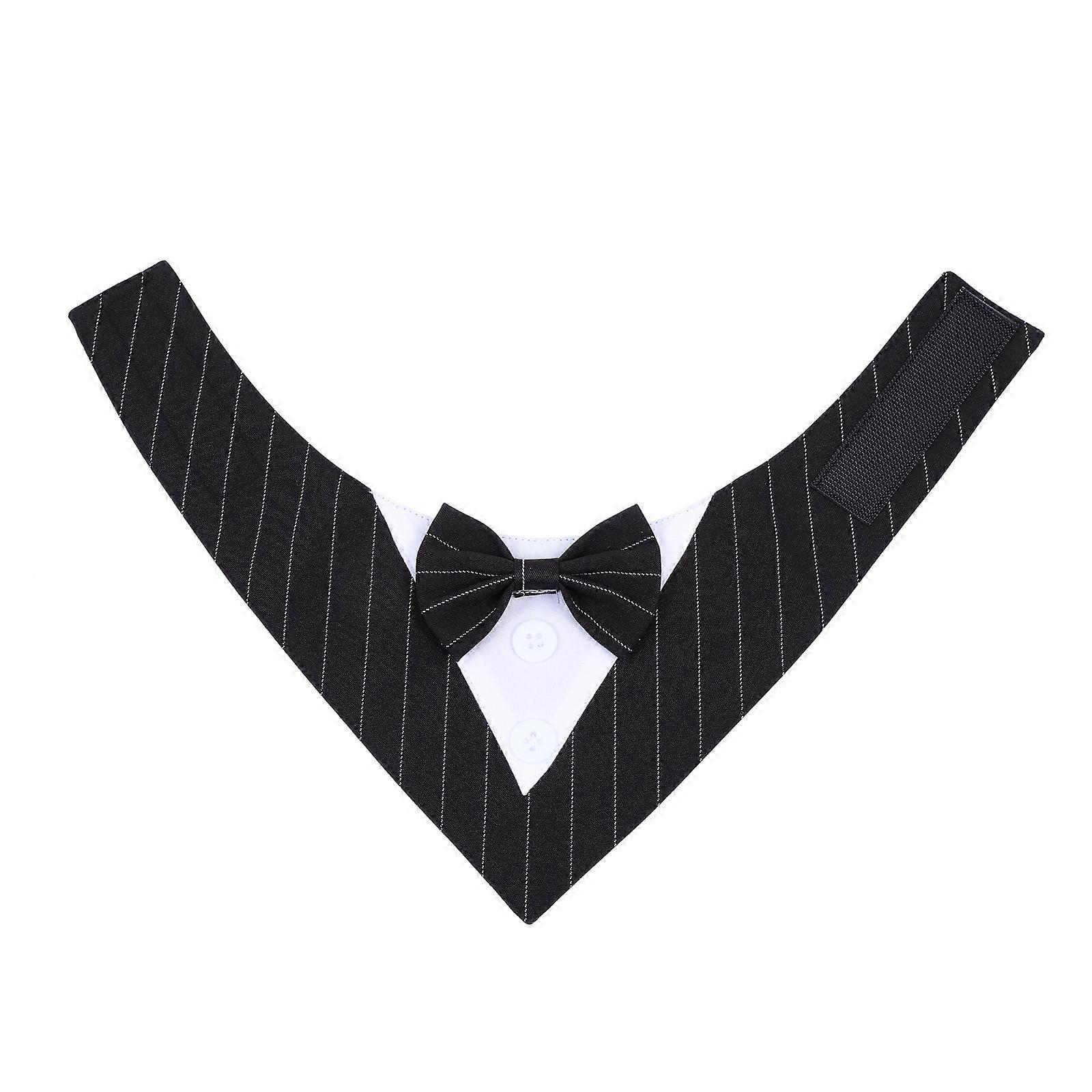 Black Polyester Pet Collar with Fashionable Pattern for Everyday Use and Photo Sessions 1 Piece
