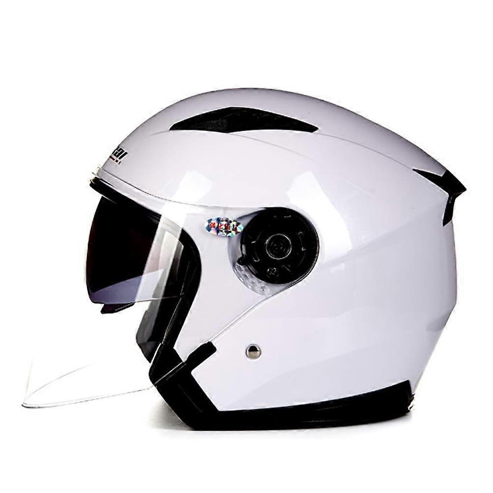 Open Face Motorcycle Helmet Smallest Half Helmet with Visor, CC08, XXL/6061cm