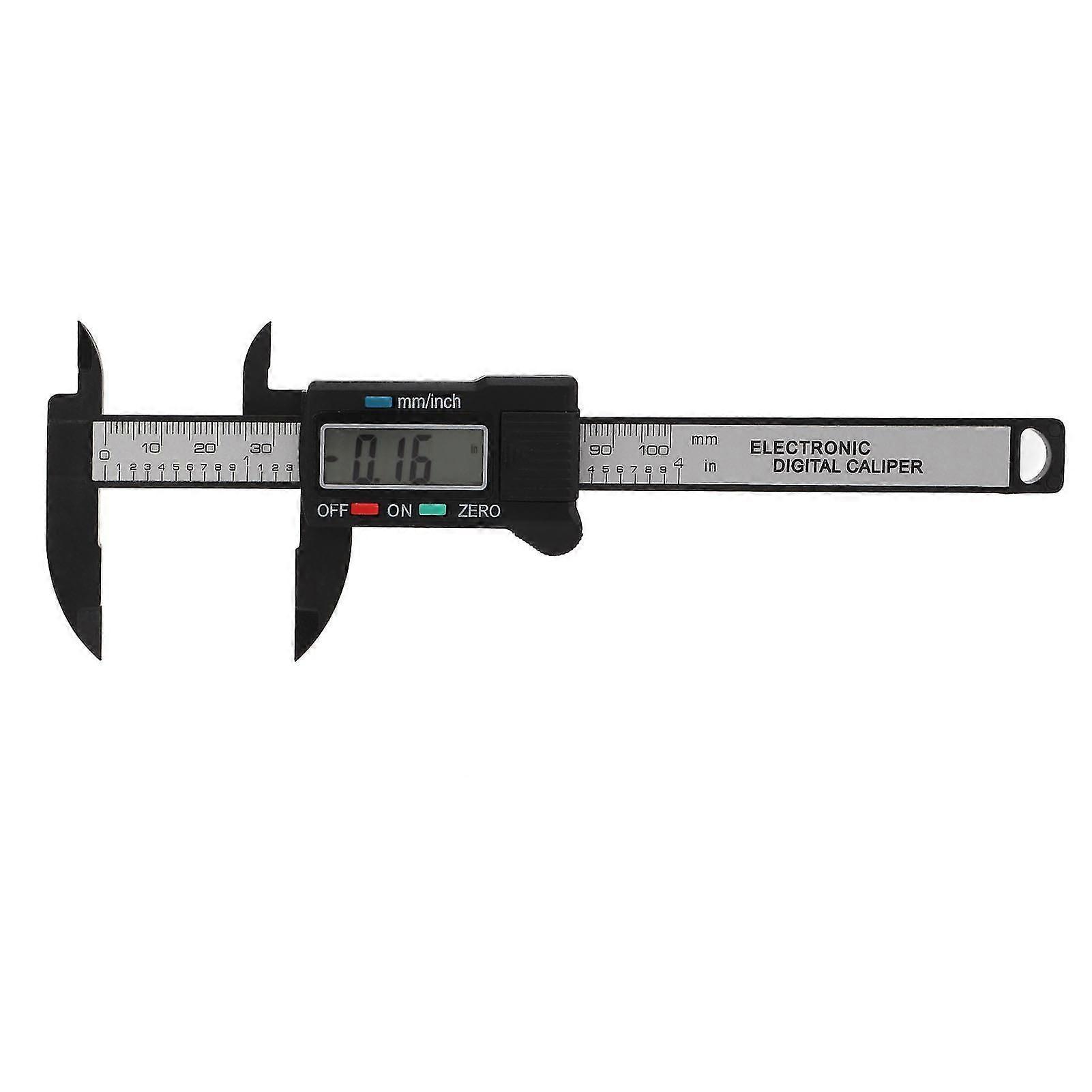 0-100mm Mini Digital Caliper Lightweight Portable Plastic Measuring Tool with LED Display