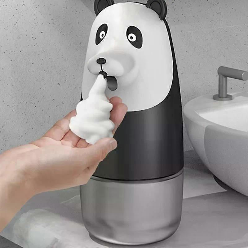 M89B Automatic Foam Soap Dispenser Panda Cartoon Induction Liquid Hand Cleaner USB Charge Smart Foam Hand Wash