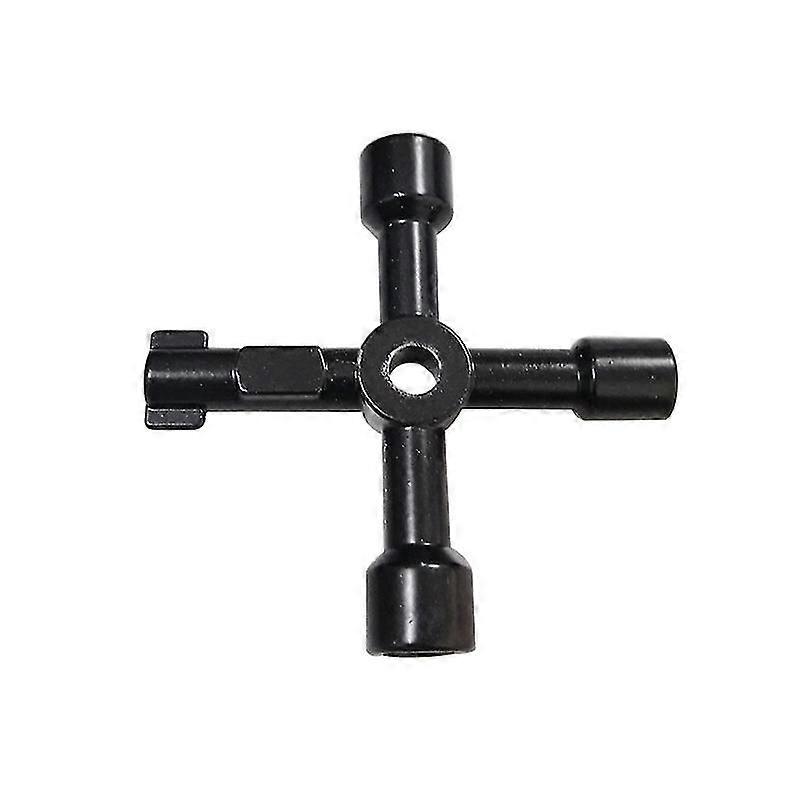 4-way multifunctional universal key for electric cabinet, gas meter service key, electric water gas meter cross key