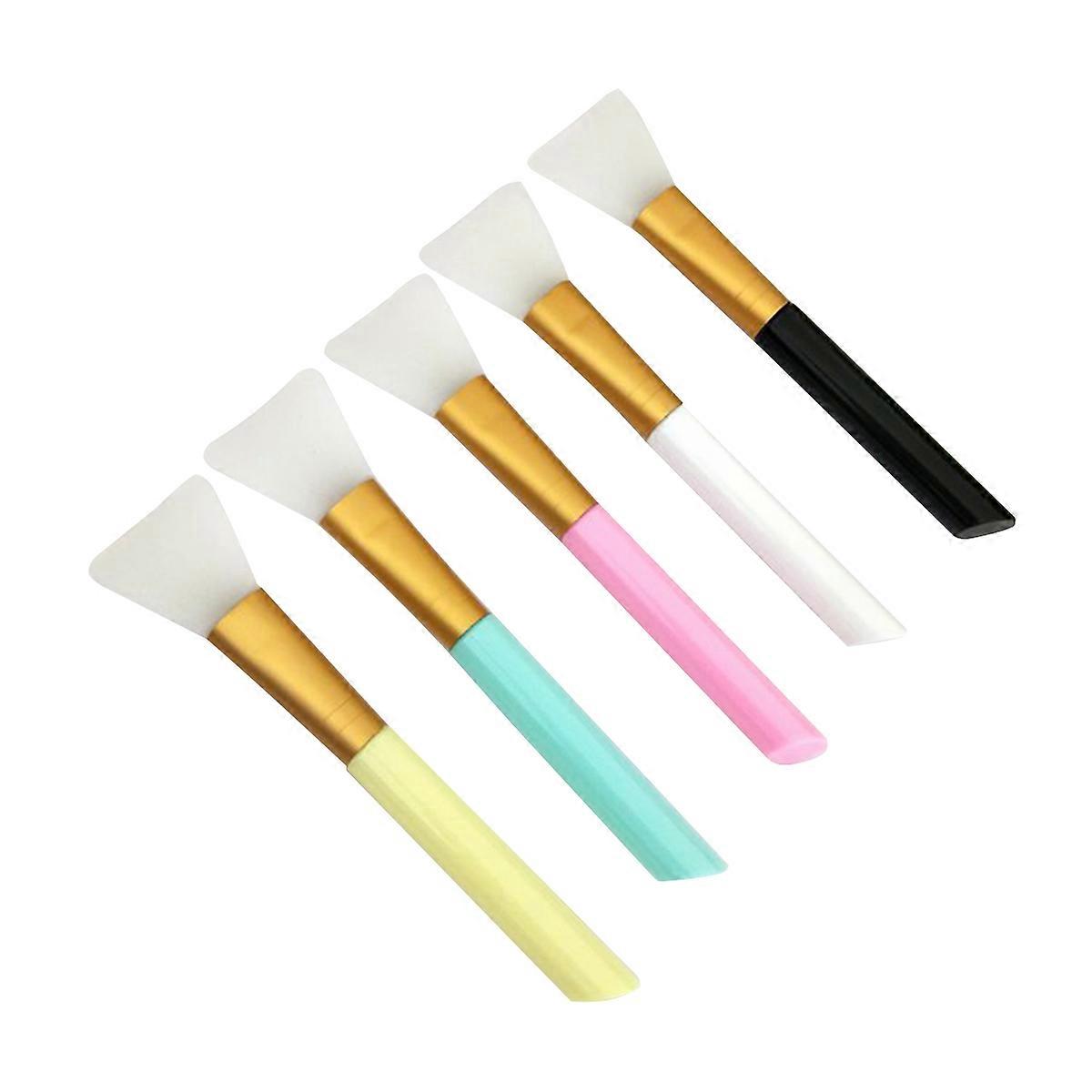 Silicone Stirring Sticks for Face Use 10pcs DIY Craft Brushes in Assorted Colors plastic and