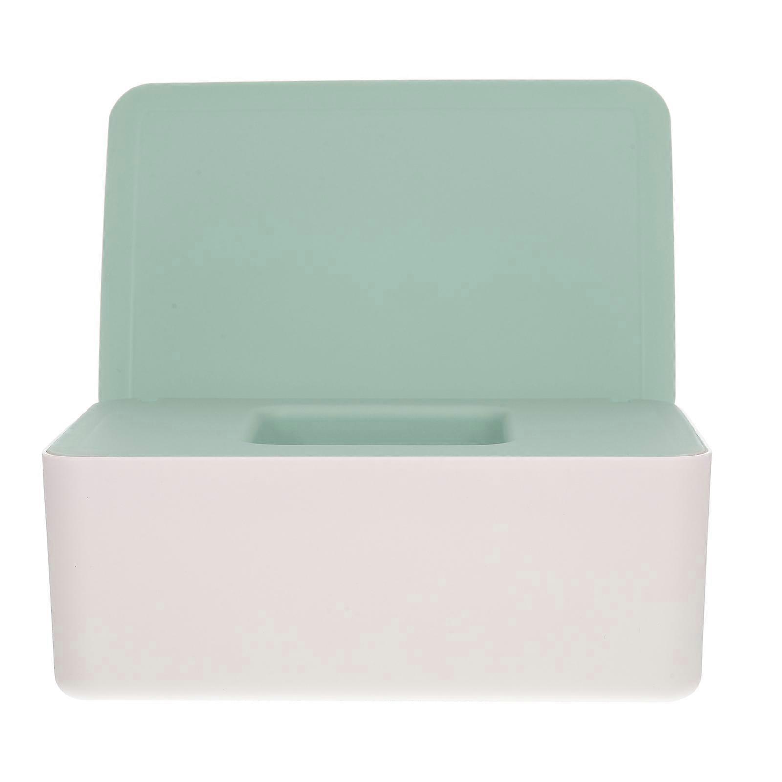 Desktop Tissue Holder Rectangular Napkin Case Home Supply Moisture Retention Feature 1Pack