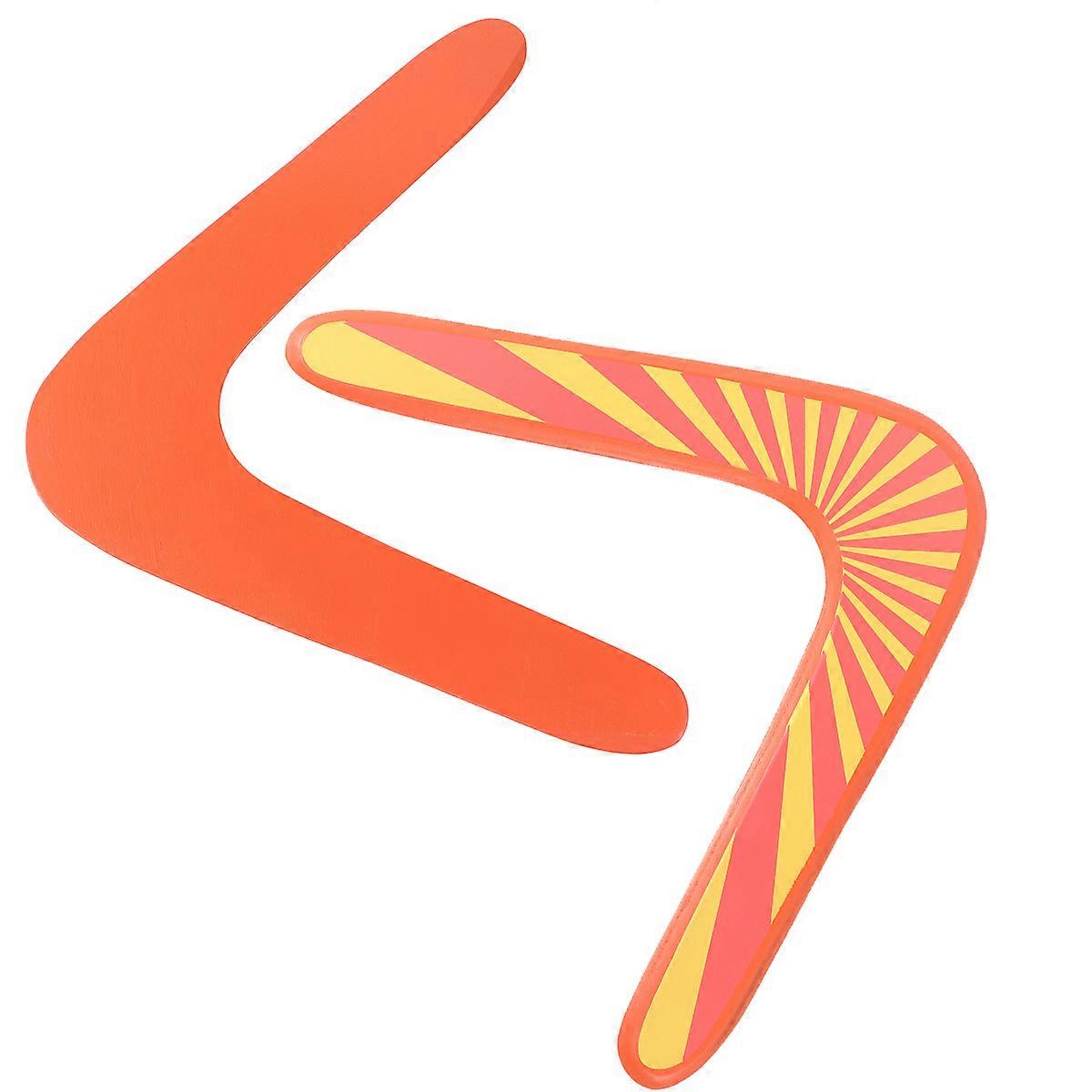 Blue Maneuver Boomerang for Outdoor Sports and Flying Fun Made of Synthetic Material
