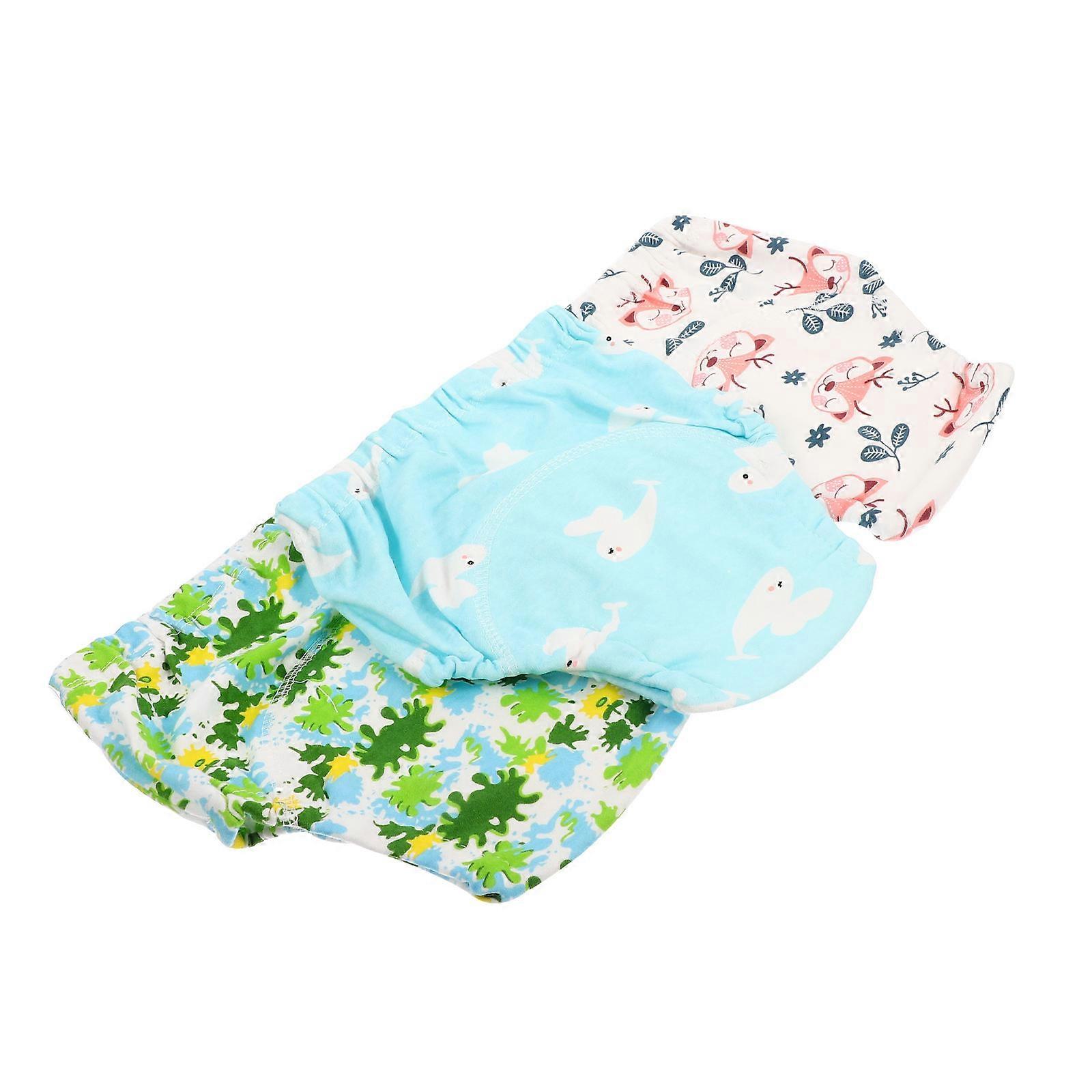Toddler Swim Diapers 3Pcs Comfortable Fit Waterproof Training Pants For Baby Swimming Practice Assorted Color Breathable