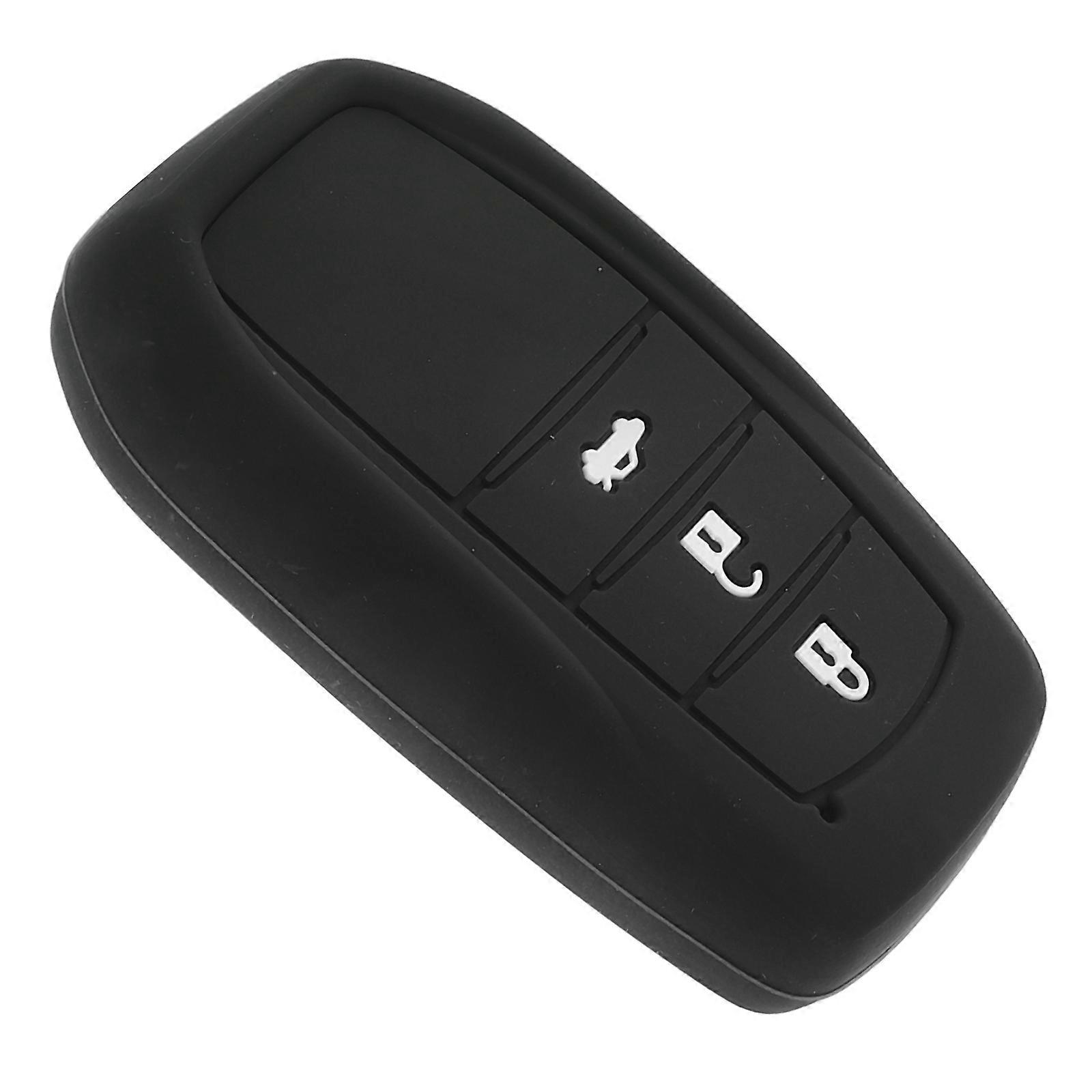 Car Key Cover Pouch for Keyless Fob Accessories Silica Gel Key Protector Remote Case Cover for Car Keys Black