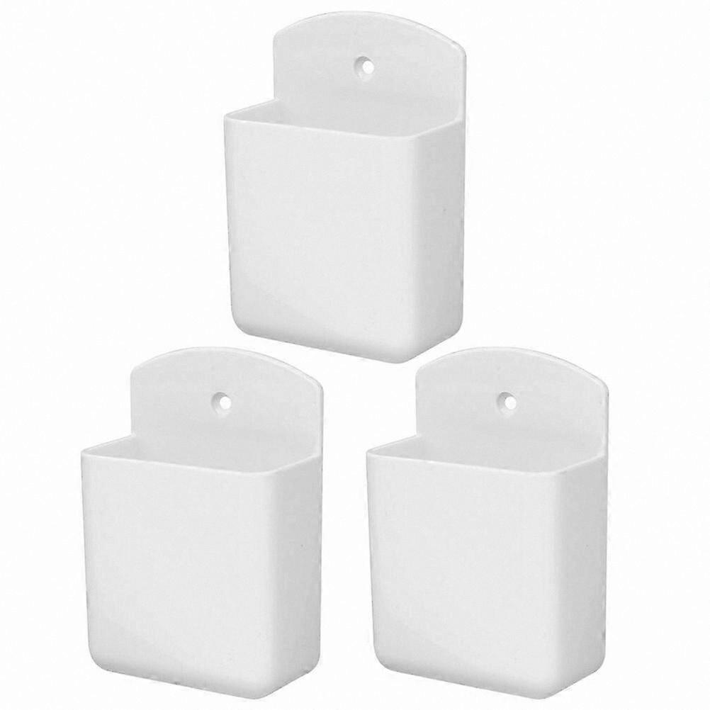 Adhesive Wall Mounts for Remote Controls, 3-Pack No-Drill Holders for Home Organization